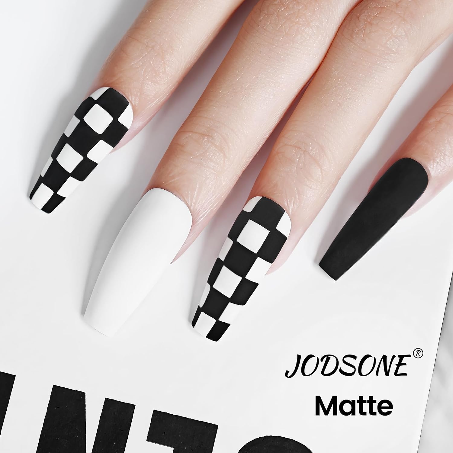 JODSONE 18ml Nude Jelly Gel Nail Polish Soak Off UV LED Art Manicure Salon DIY at Home Gift for Women(Black) - view 4
