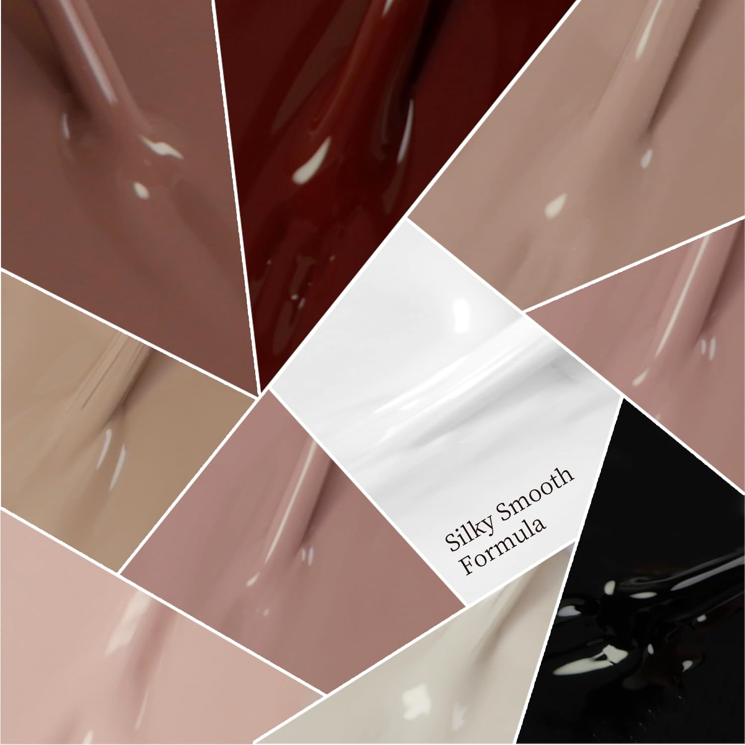 JODSONE 5ml Nail Art Gel Liner Set 10 Colors Gel Nail Polish Need U V Lamp Cured with Thin Brush Gift for Girls at Home Salon Design,Pink Red Blue Purple(LMK01-LMK10) - view 2