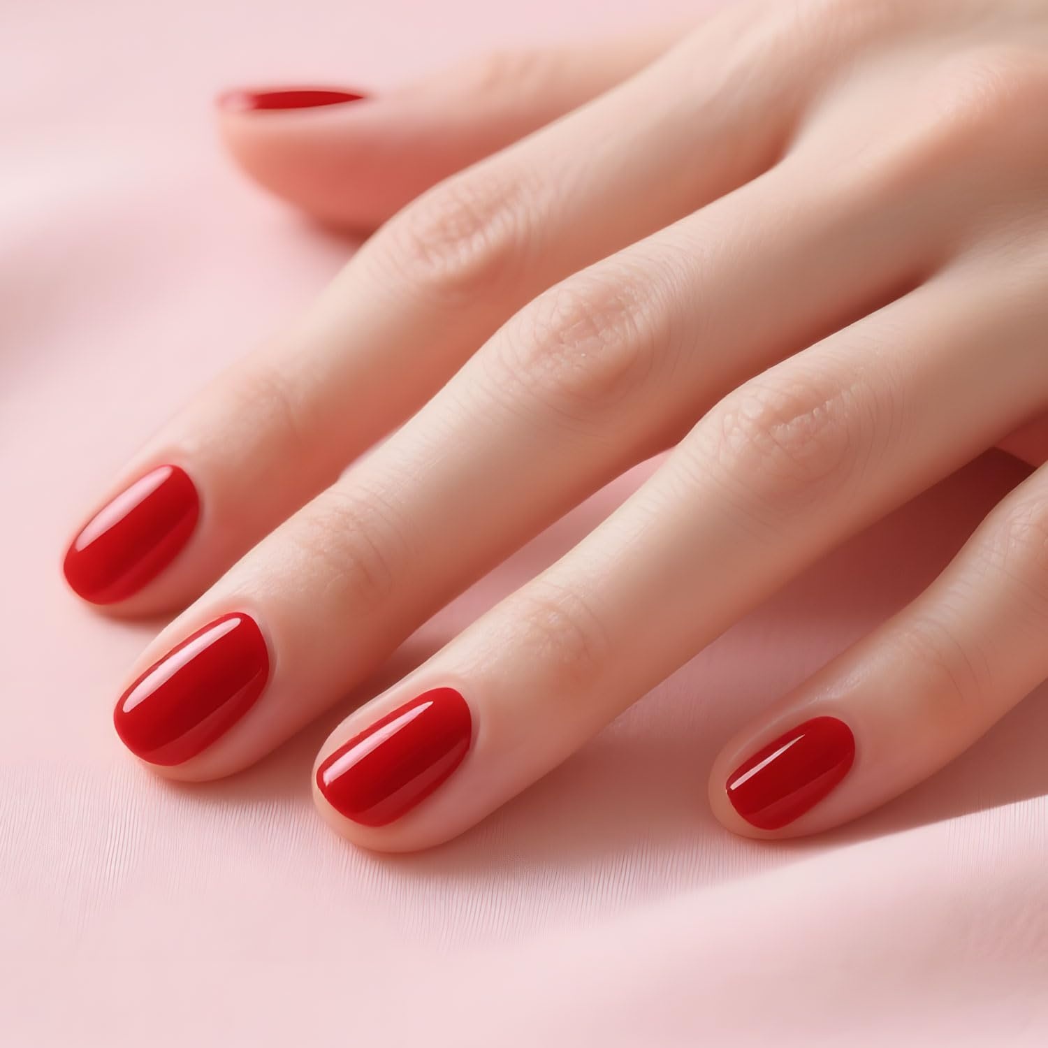 JODSONE 12 PCS 16.5 ml Gel Nail Polish Same Color Same Bottle with Base Coat and Top Coat, 10 Colors for At-Home Salon Nail Art, Holiday Gifts(16.5ml-Red) - view 3