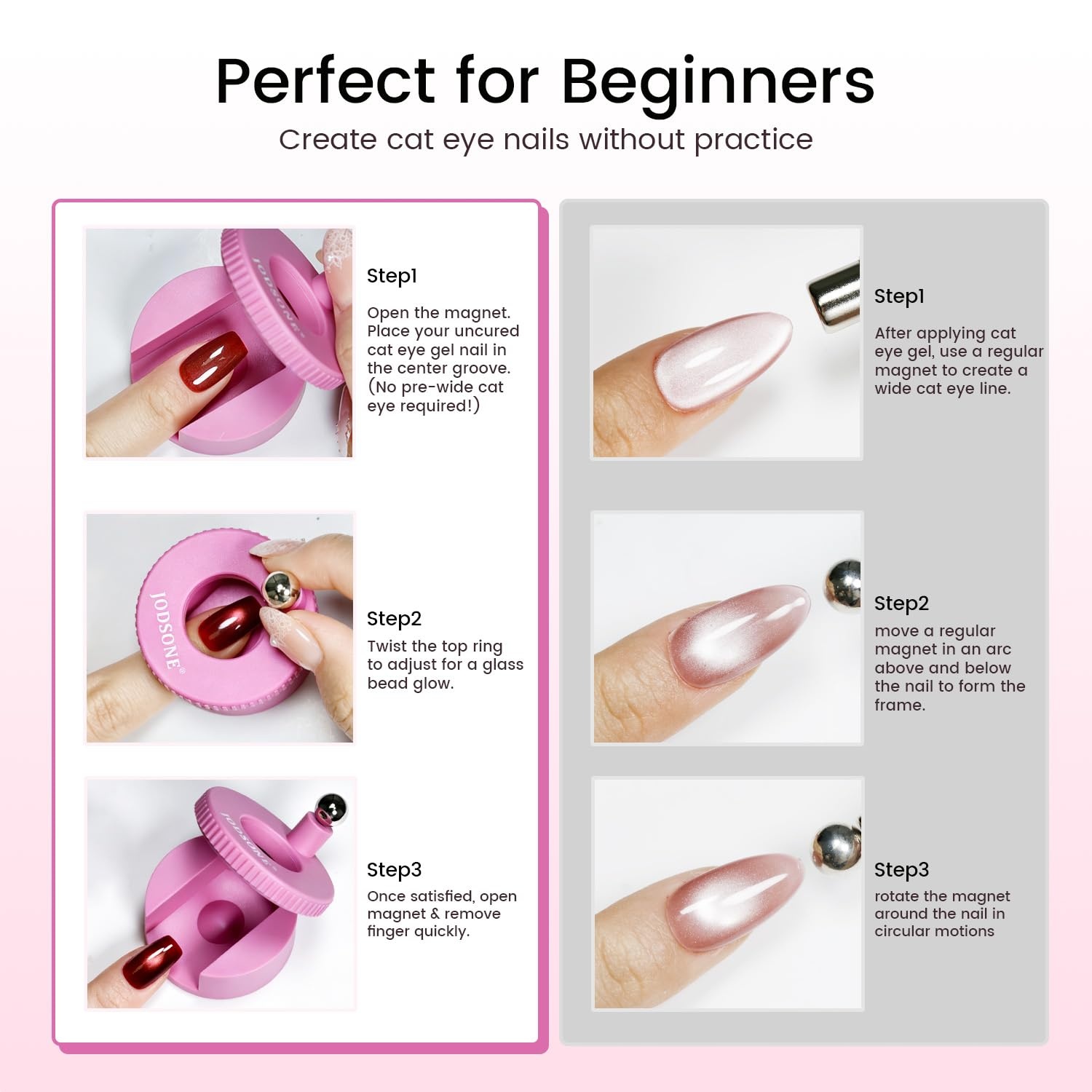 JODSONE 2Pcs Gel Nail Polish Set 10ml Black and White Gel Polish,Soak Off LED U V Nail Gel Manicure All Seasons Gel Polish Nail(M1) - view 4