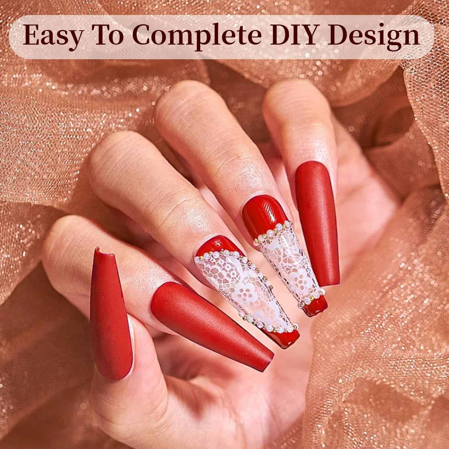 JODSONE Red Gel Nail Polish 1Pc 15ml Soak Off U V LED Gel Polish Nail Art Design Manicure Salon DIY At Home - view 2