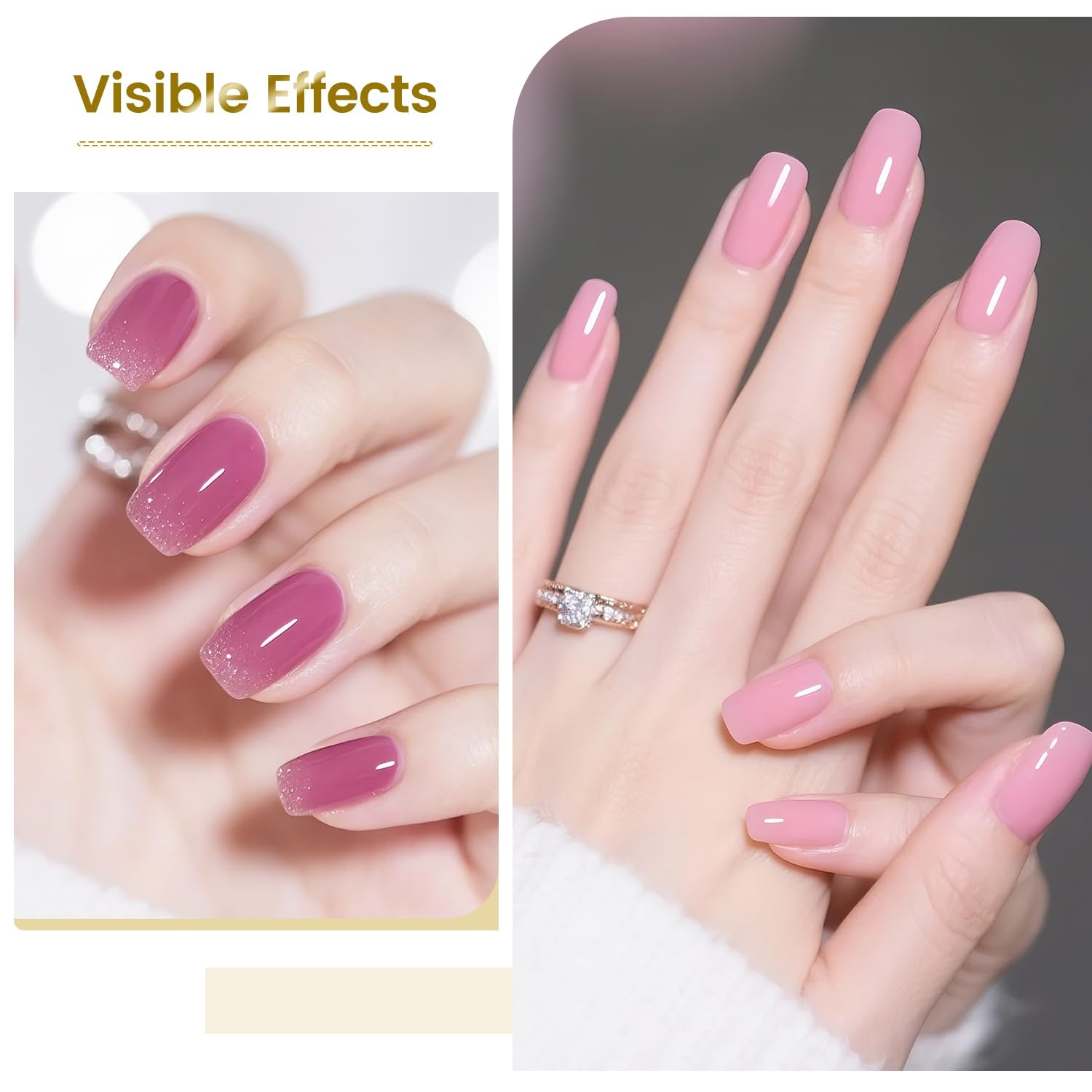 JODSONE Matte Gel Top Coat – 16.5ml Powder-Resistant No Wipe Gel Top Coat for Chrome Powder Nail Art, Smooth Matte Finish, U V Curing Required(G03) - view 3