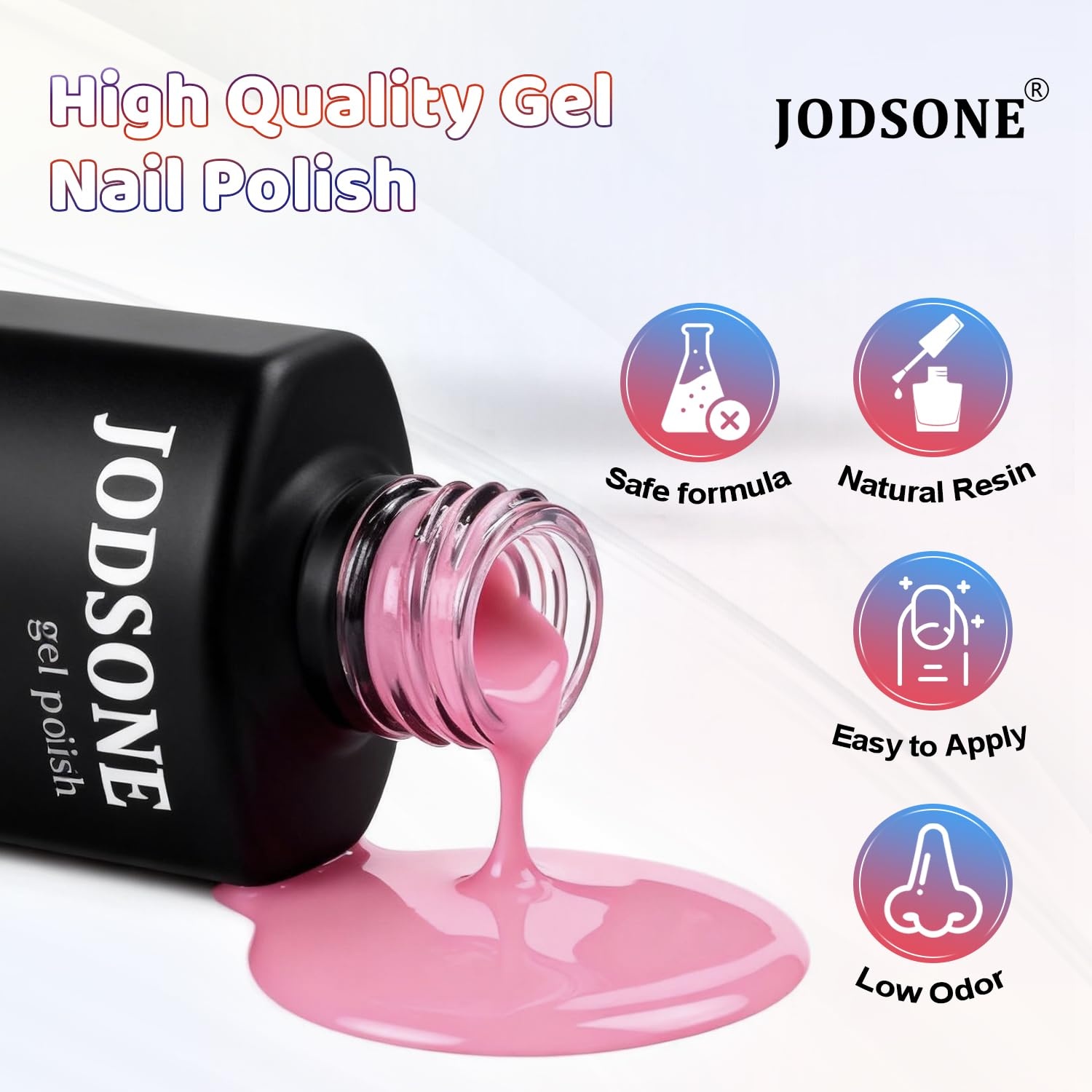 JODSONE 23 PCS Gel Nail Polish Set with Base Glossy and Matte Top Coat Multicolored Gel Nail Long Lasting Suitable for All Seasons(32COLOOR-KIT) - view 8