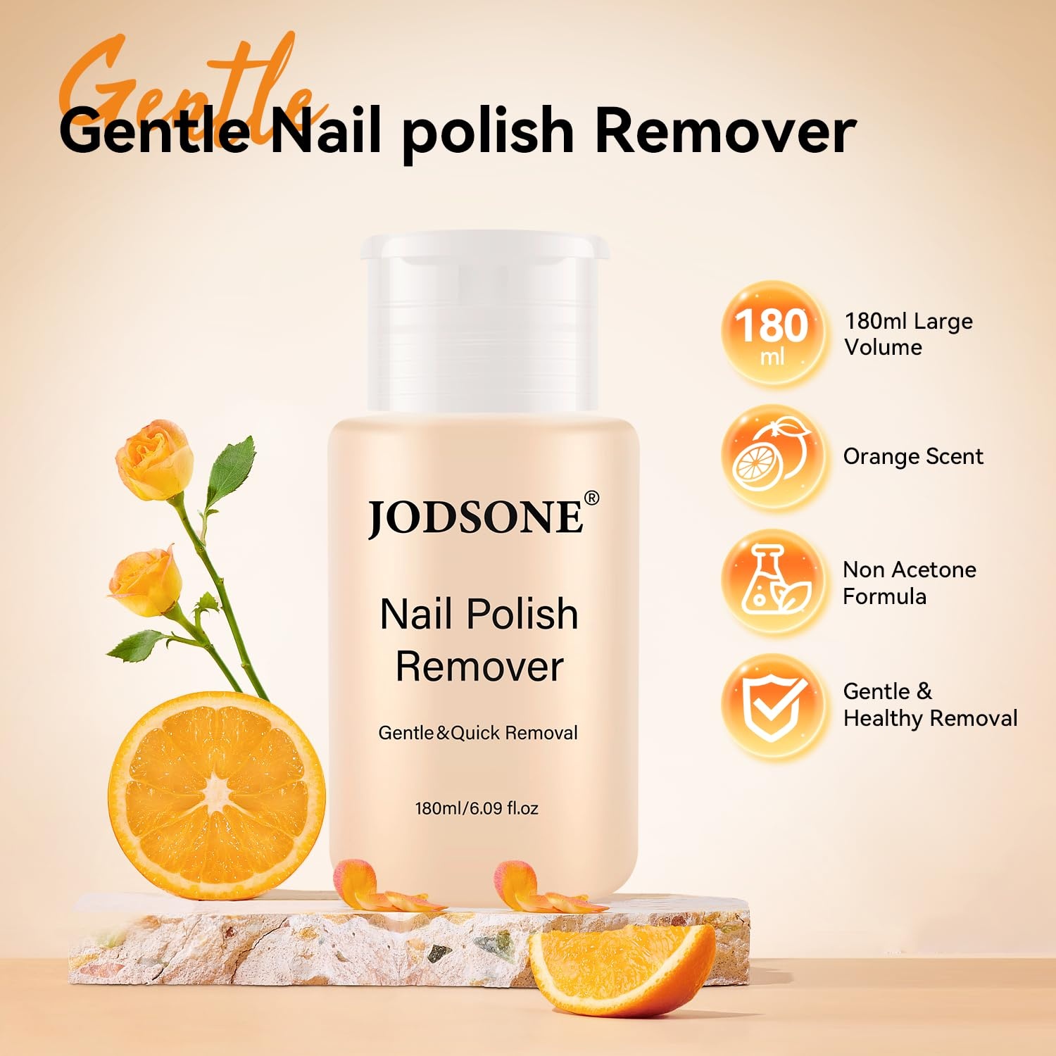 JODSONE 3Pcs 10ml Top and Base Coat Gel Nail Remover Set Gel Nail Remover for Quick and Easy at Home Removal U V Light Curing Required(R0003)