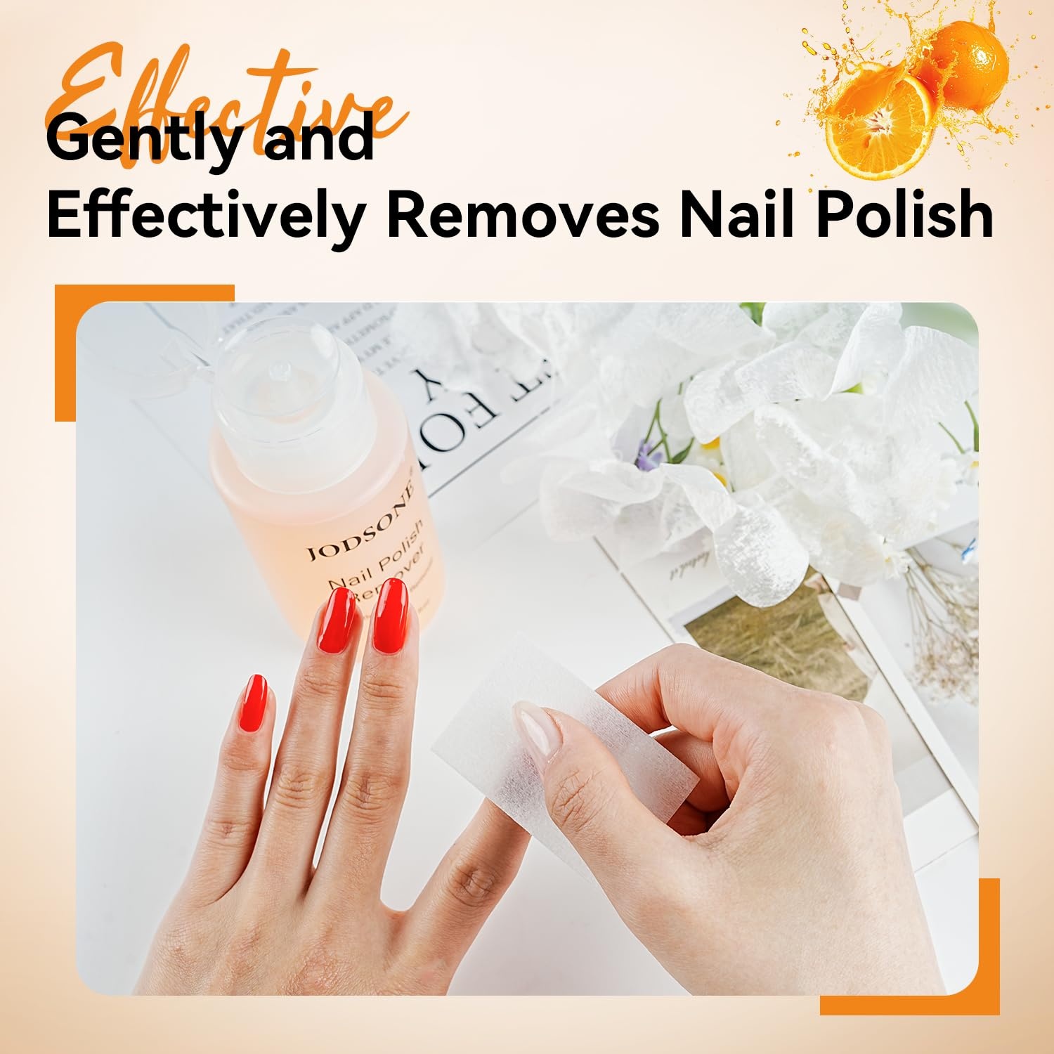 JODSONE 3Pcs 10ml Top and Base Coat Gel Nail Remover Set Gel Nail Remover for Quick and Easy at Home Removal U V Light Curing Required(R0003) - view 3