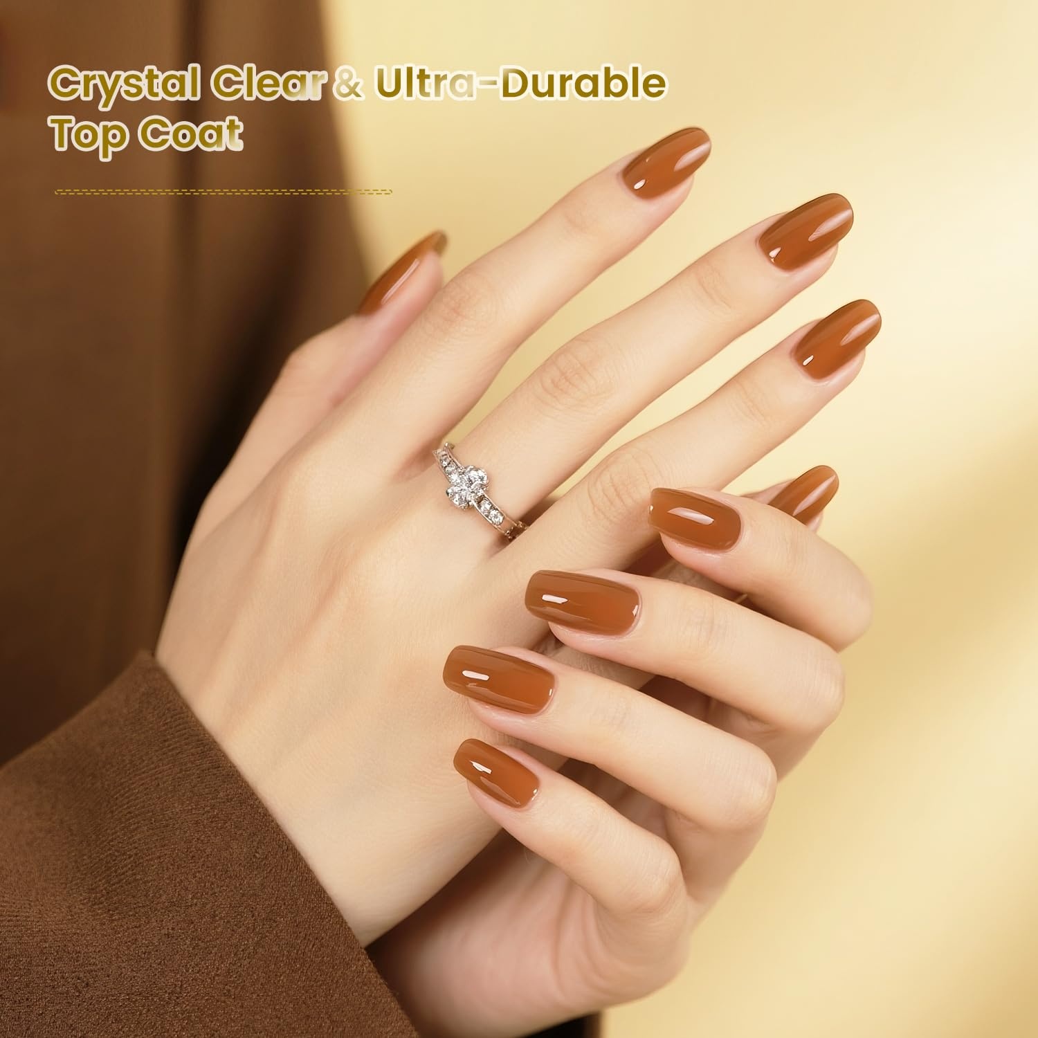 JODSONE Matte Gel Top Coat – 16.5ml Powder-Resistant No Wipe Gel Top Coat for Chrome Powder Nail Art, Smooth Matte Finish, U V Curing Required(G0207) - view 4