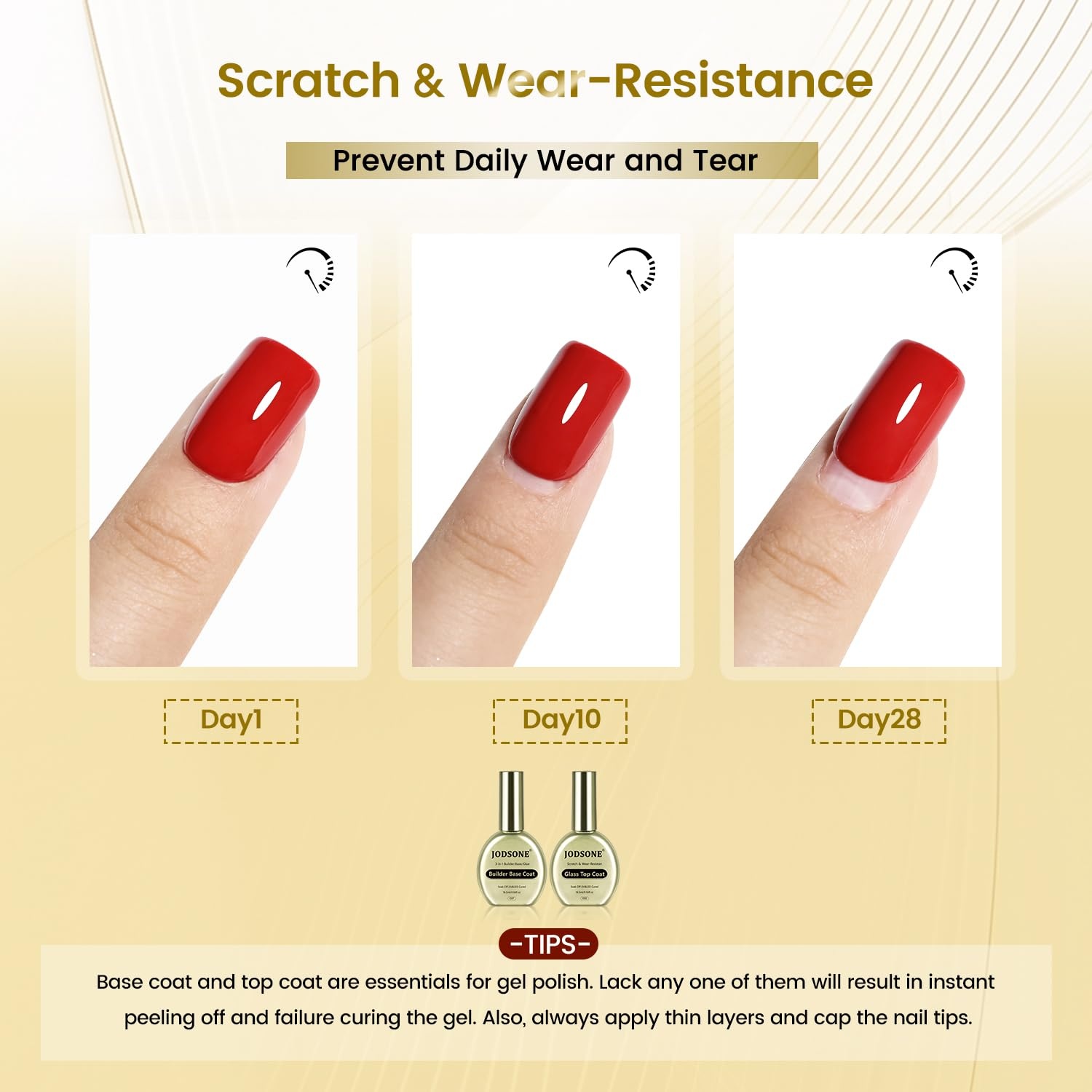 JODSONE Matte Gel Top Coat – 16.5ml Powder-Resistant No Wipe Gel Top Coat for Chrome Powder Nail Art, Smooth Matte Finish, U V Curing Required(G0207) - view 7