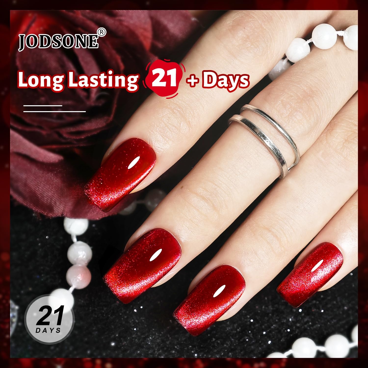 JODSONE 16.5ml Gel Nail Polish White Need U V Lamp Curing for Home Salon Nail Art DIY(CAT02) - view 3