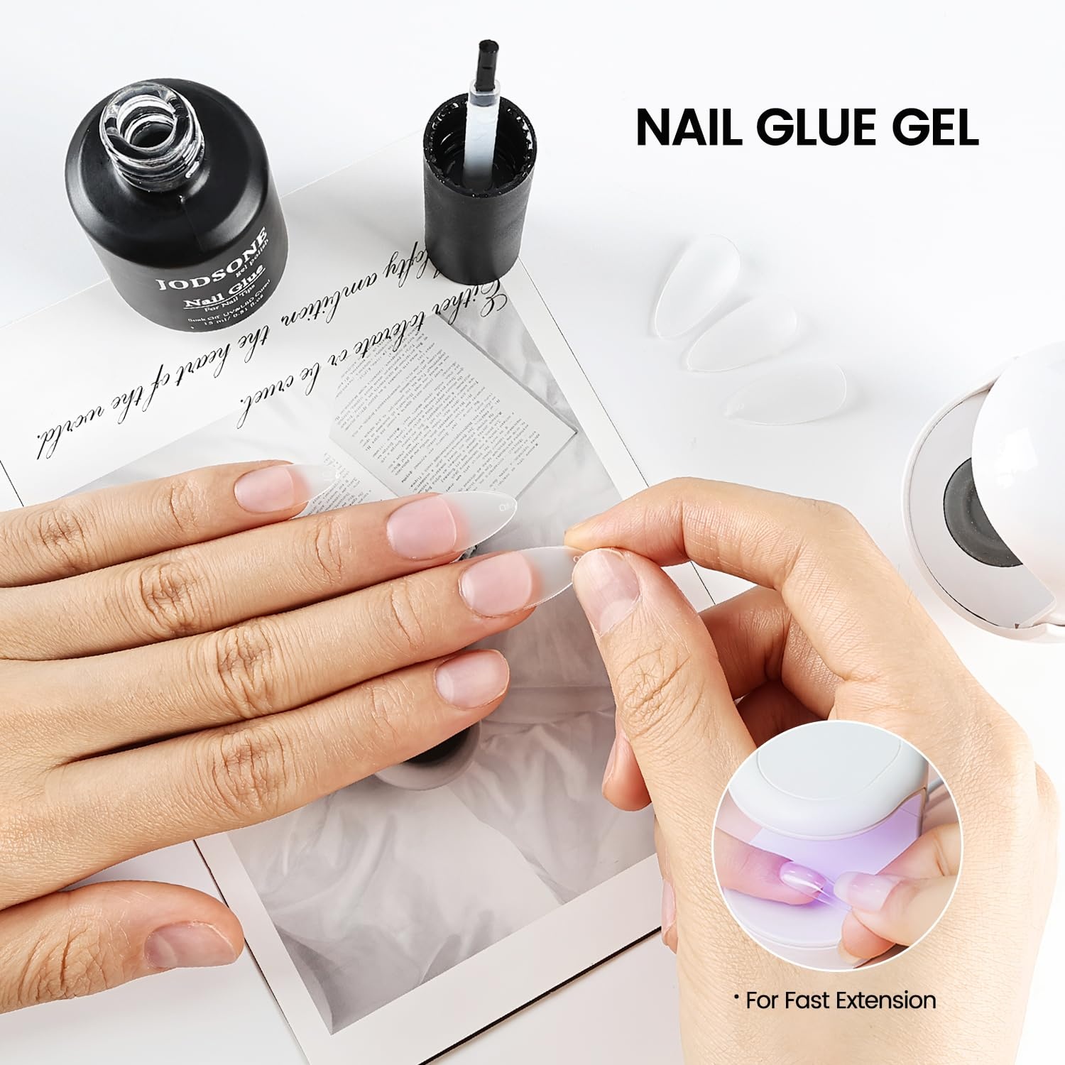 JODSONE 15ML Nail Primer Base Coat Top Coat Glossy Quick Drying Durable DIY Nail Art Design Long Lasting Gift(15ML-BT-NG) - view 2