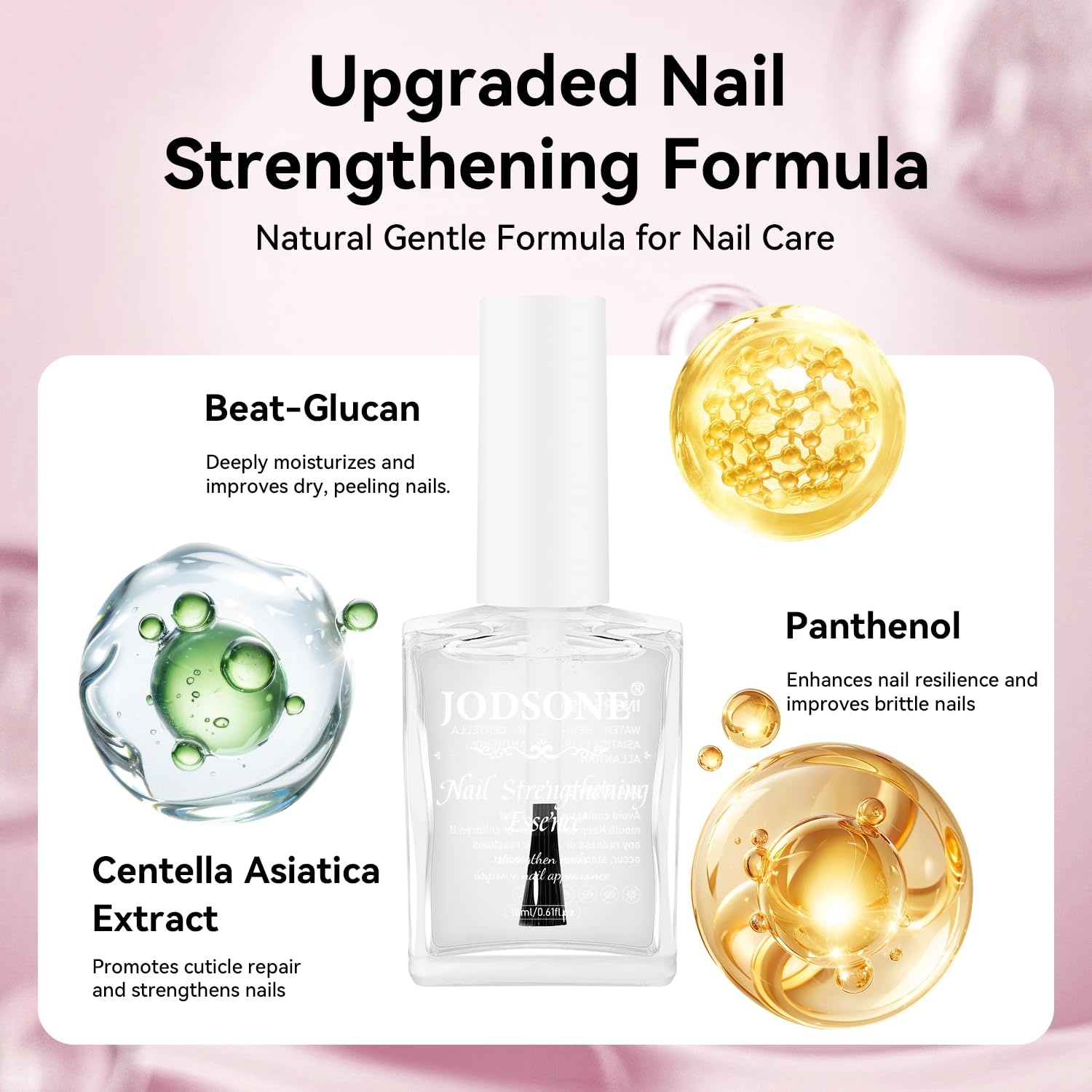 JODSONE Cuticle Oil for Damaged Skin And Thin Nails for Nail Growth Nourish and Condition Dry Nails with Dropper(White) - view 3