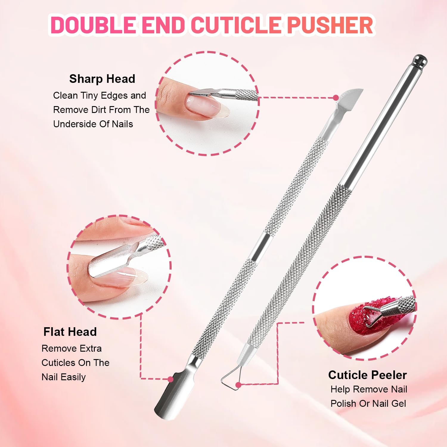 JODSONE 3Pcs 10ml Top and Base Coat Gel Nail Remover Set Gel Nail Remover for Quick and Easy at Home Removal U V Light Curing Required(R0002) - view 4