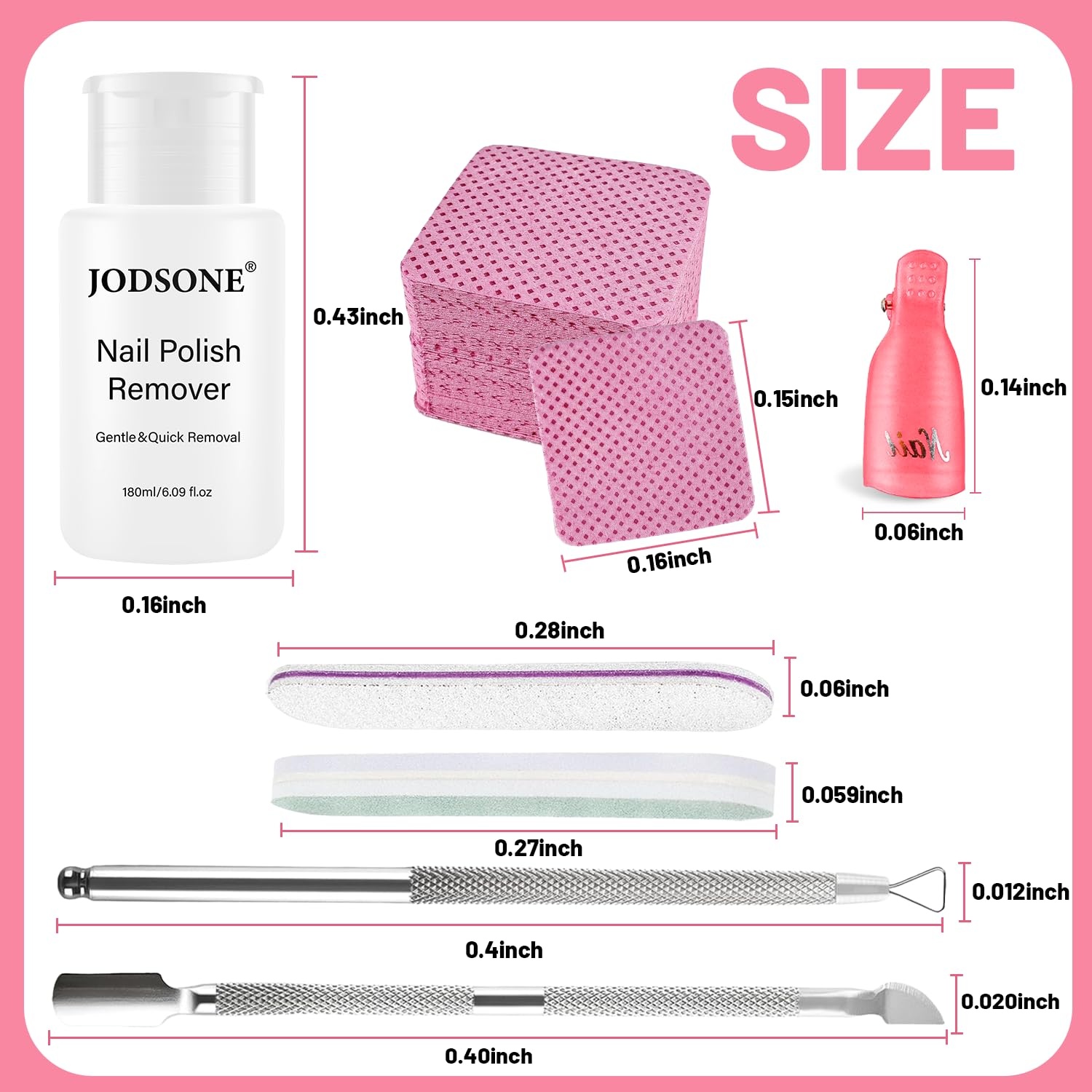 JODSONE 3Pcs 10ml Top and Base Coat Gel Nail Remover Set Gel Nail Remover for Quick and Easy at Home Removal U V Light Curing Required(R0002) - view 7