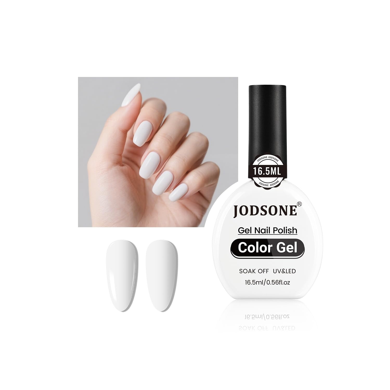 JODSONE Gel Nail Polish 16.5ml Black Art Design Manicure Salon DIY at Home Soak Off U V LED Gel Polish Nail(B02) - view 7