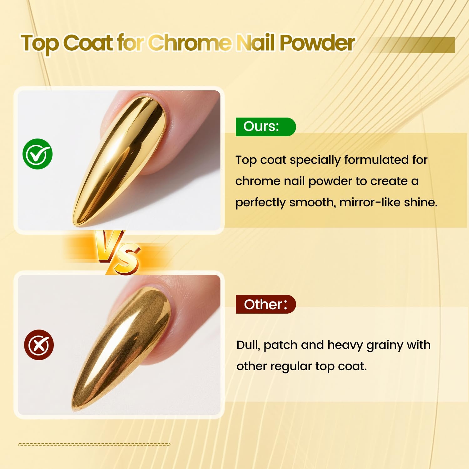 JODSONE Matte Gel Top Coat – 16.5ml Powder-Resistant No Wipe Gel Top Coat for Chrome Powder Nail Art, Smooth Matte Finish, U V Curing Required(G04)