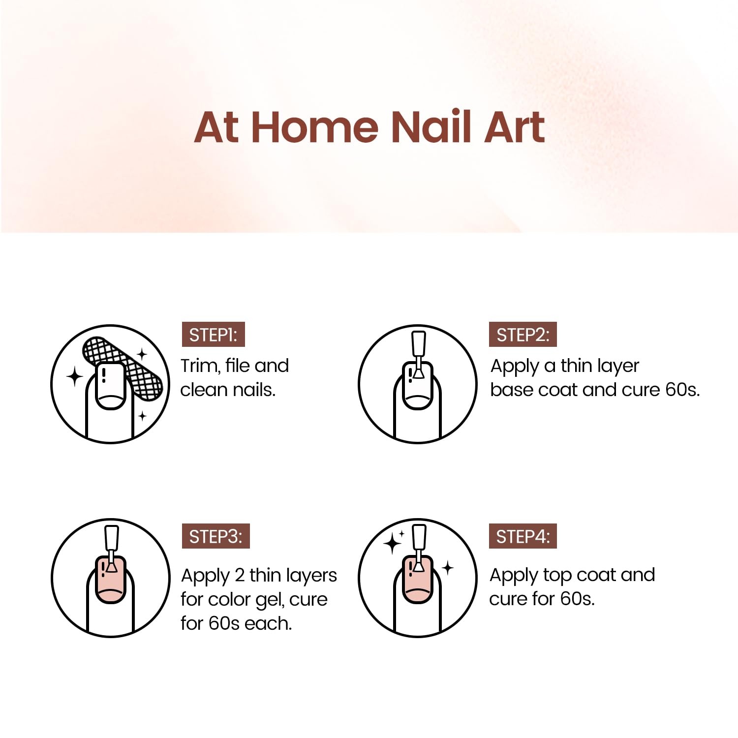 JODSONE 10ML Gel Nail Polish Nude Pink Manicure Light Nude Nail Gel Polish Need U V Lamp Soak Off Curing for Home Salon Nail Art DIY Need U V Lamp - view 6