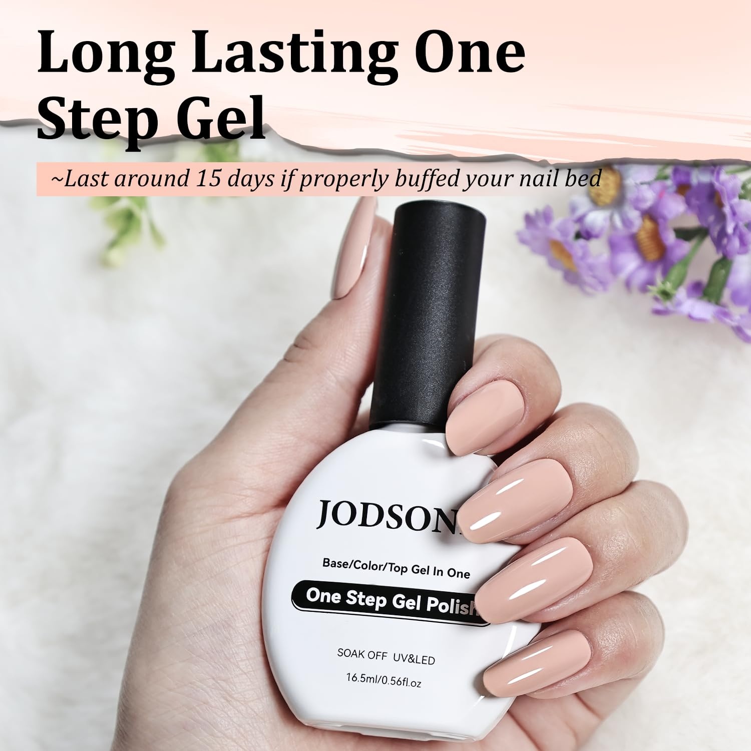 JODSONE 15ml Black Gel Nail Polish Gel Polish Black Soak Off Led Gel Polish Nail Art Manicure Salon Diy At Home(B1404) - view 7