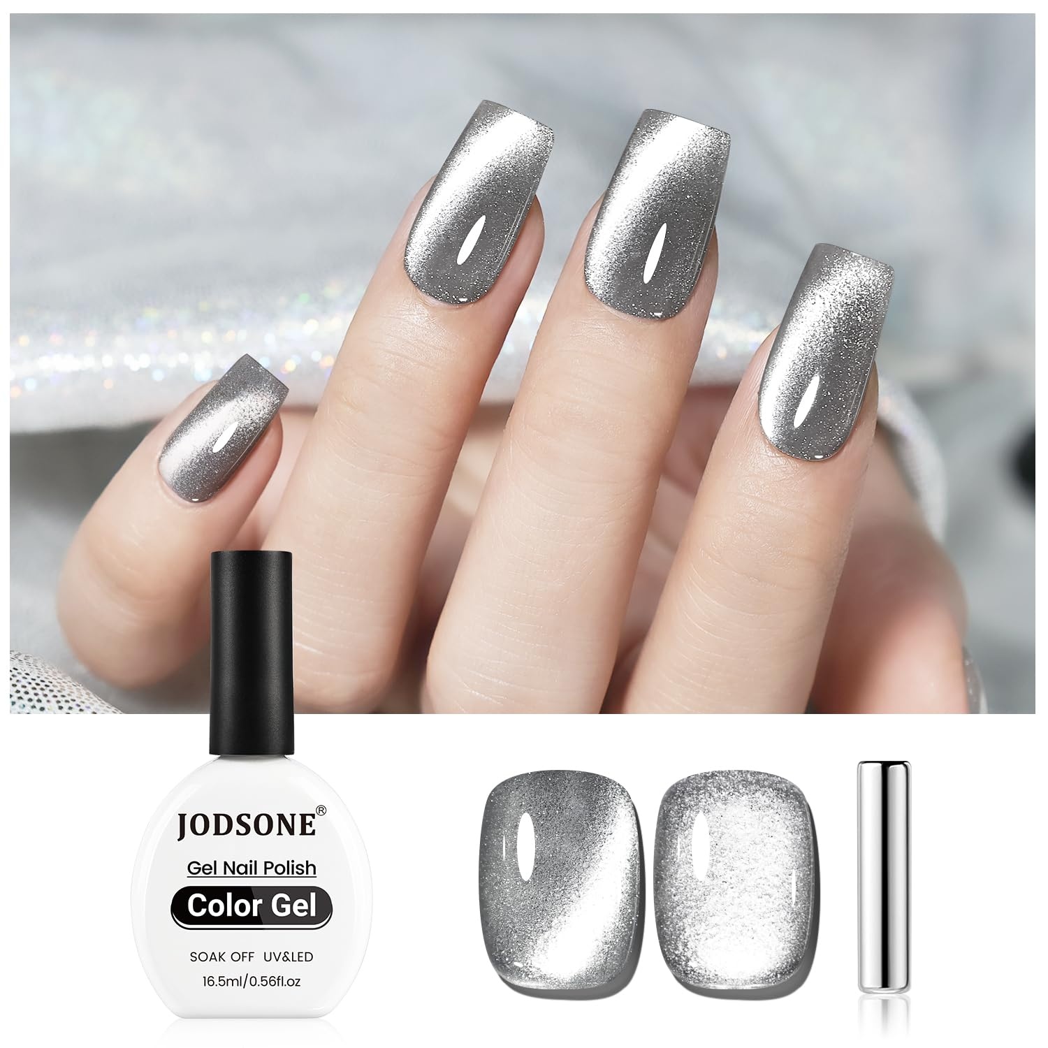 JODSONE 16.5ml Gel Nail Polish White Need U V Lamp Curing for Home Salon Nail Art DIY(CAT01) - view 7
