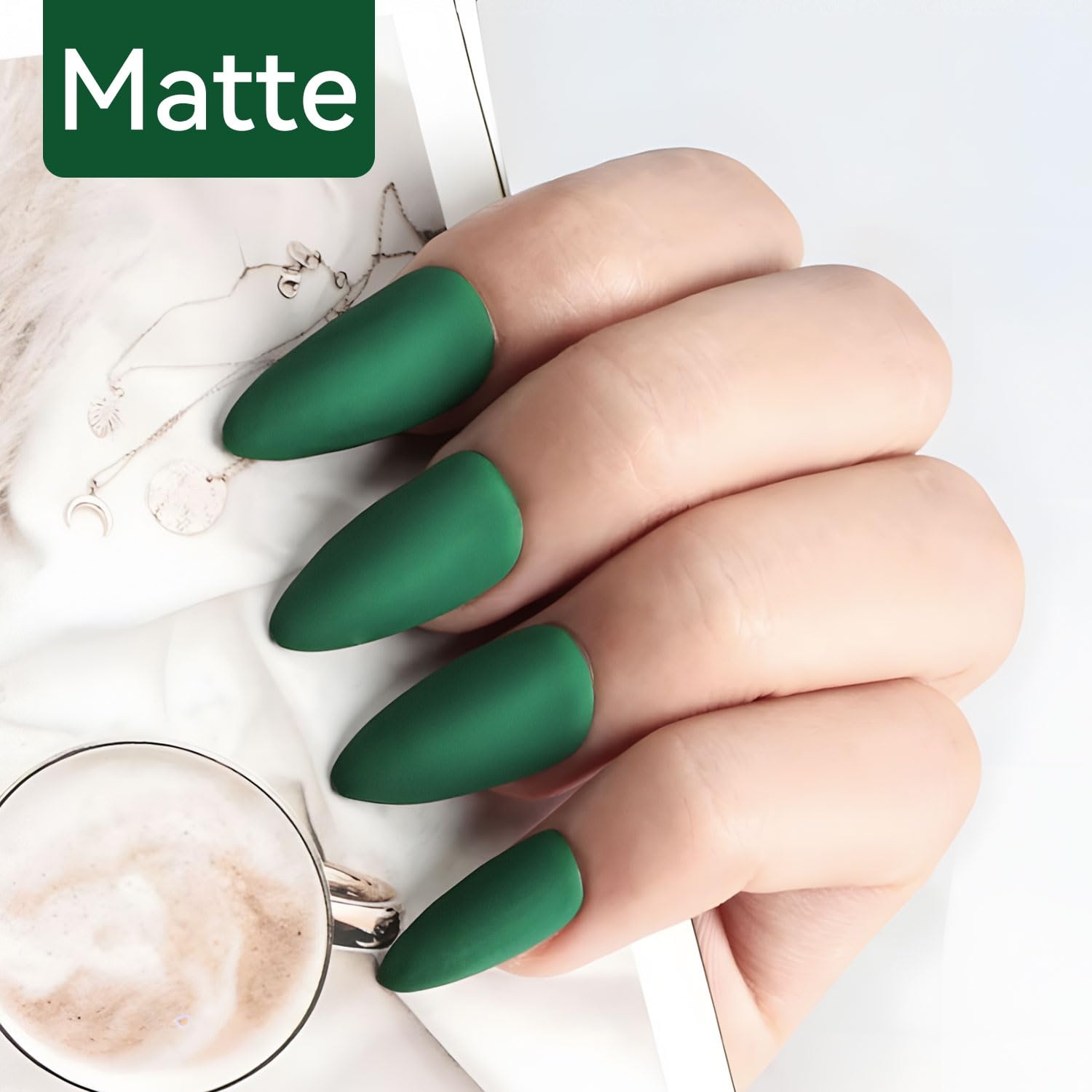 JODSONE 16.5ml Green Gel Nail Polish Dark Green Gel Polish High Gloss Soak Off U V Nail Manicure Salon DIY at Home - view 4