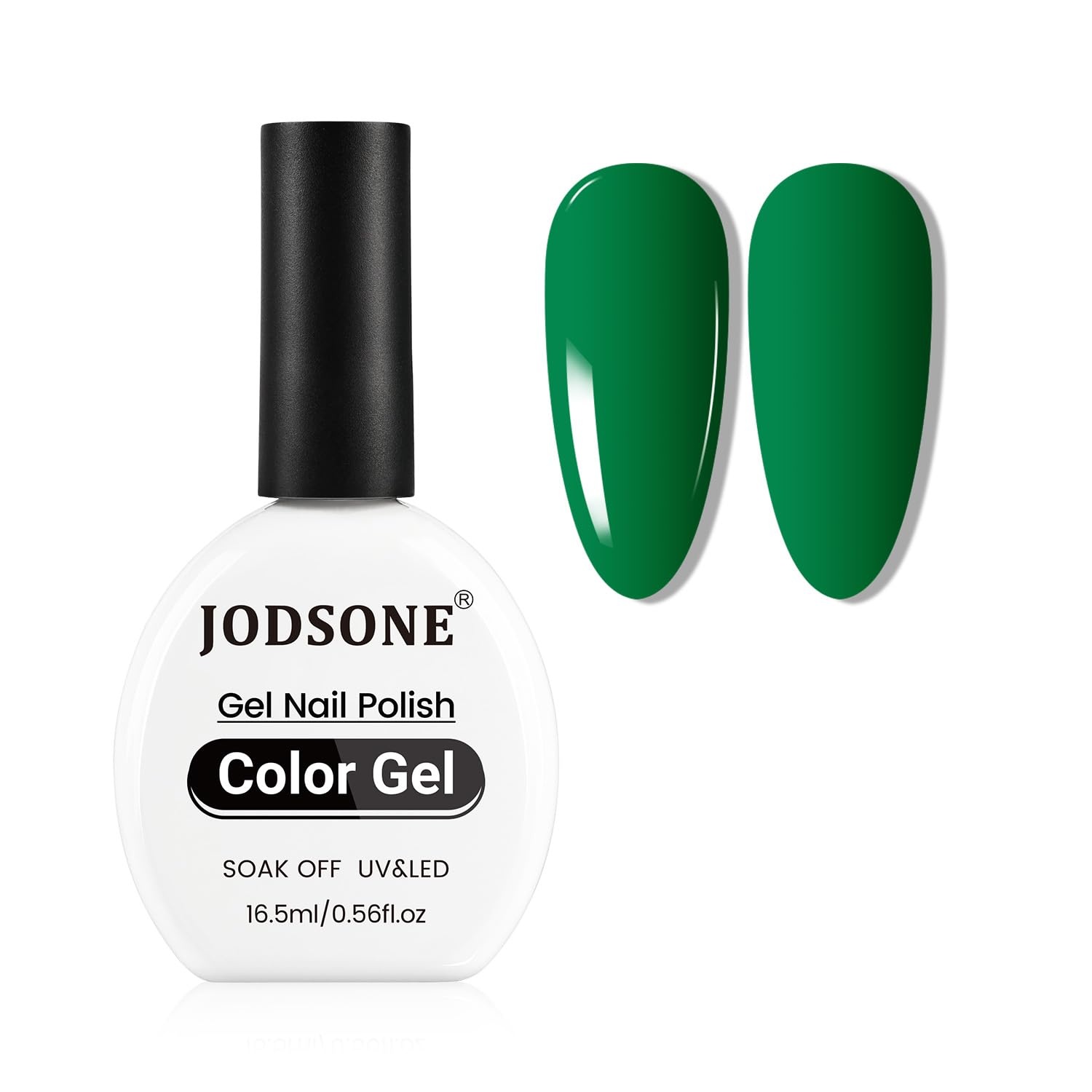 JODSONE 16.5ml Green Gel Nail Polish Dark Green Gel Polish High Gloss Soak Off U V Nail Manicure Salon DIY at Home - view 7