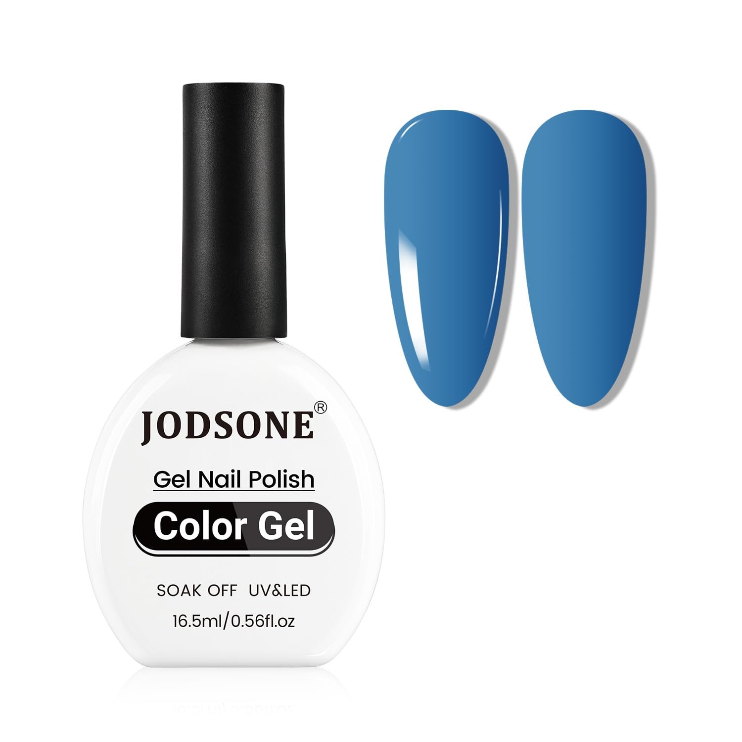 JODSONE Blue Gel Nail Polish 16.5ml Blue Gel Polish High Gloss Soak Off U V Manicure Salon DIY at Home - view 7