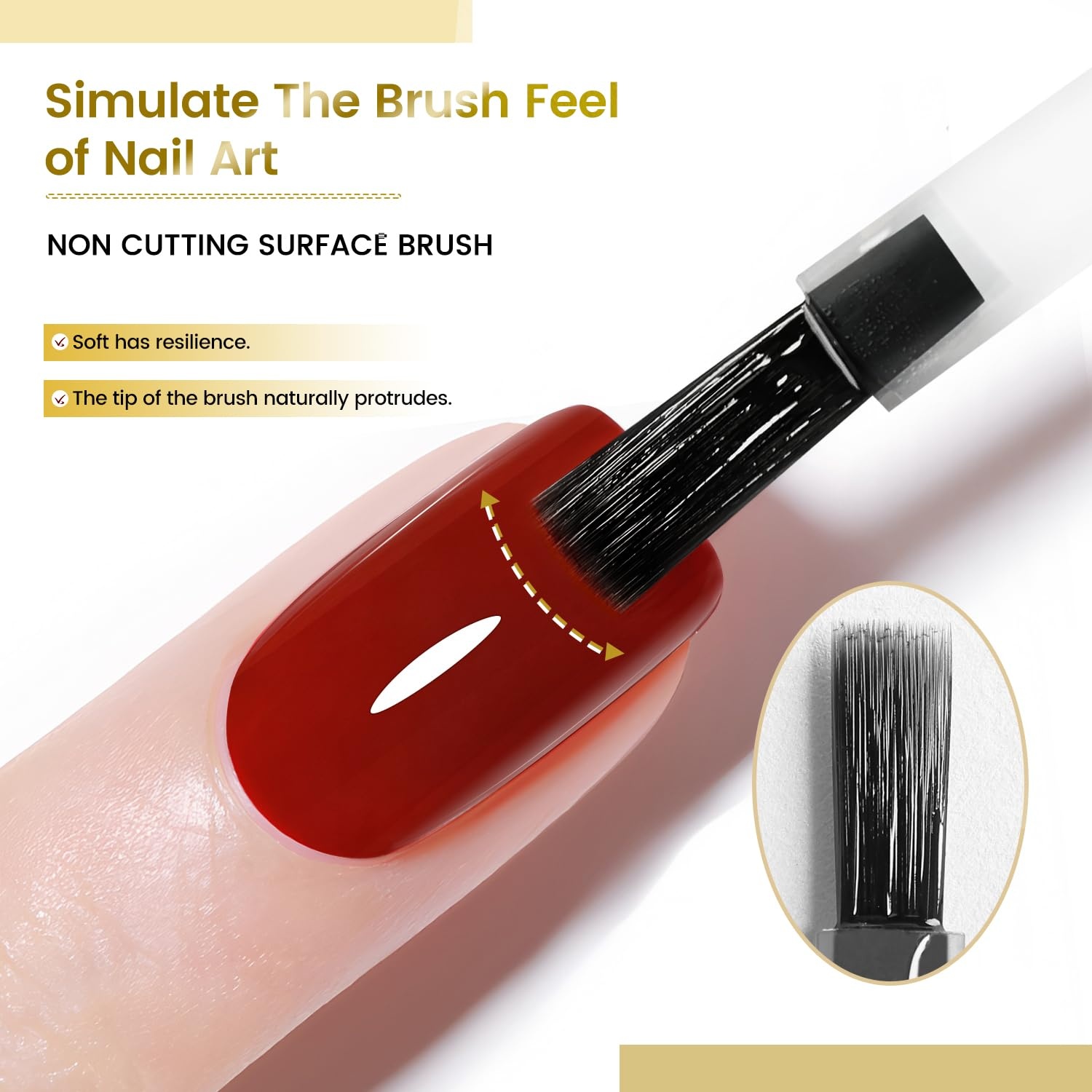 JODSONE Matte Gel Top Coat – 16.5ml Powder-Resistant No Wipe Gel Top Coat for Chrome Powder Nail Art, Smooth Matte Finish, U V Curing Required(G02) - view 3