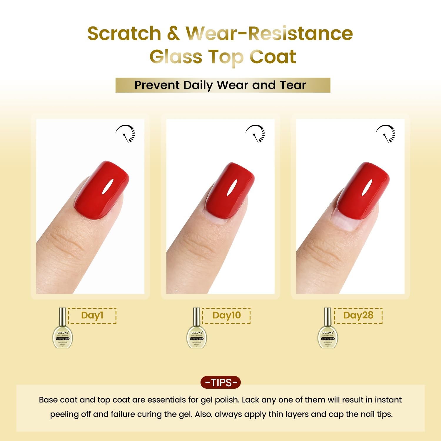 JODSONE Matte Gel Top Coat – 16.5ml Powder-Resistant No Wipe Gel Top Coat for Chrome Powder Nail Art, Smooth Matte Finish, U V Curing Required(G02) - view 5