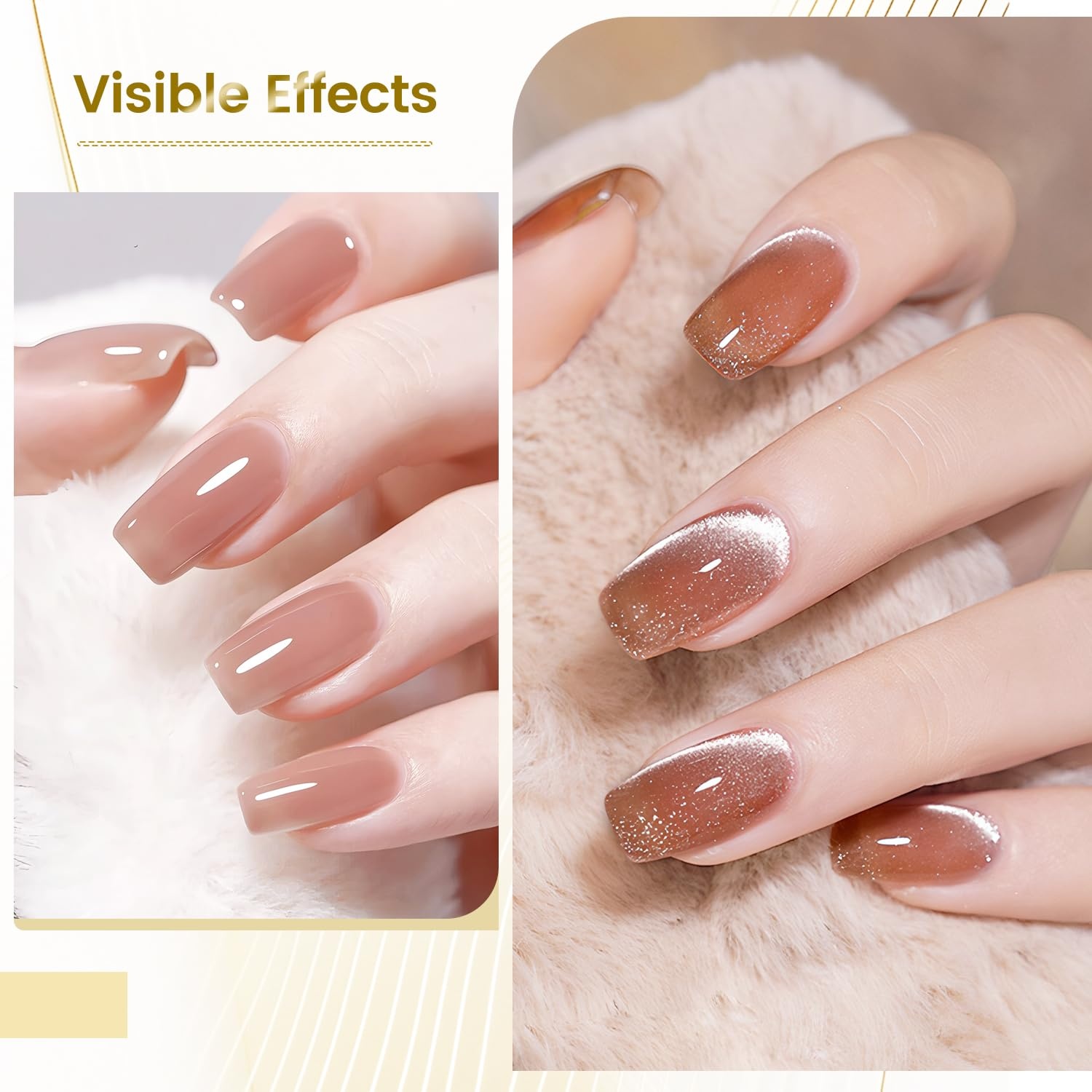 JODSONE Matte Gel Top Coat – 16.5ml Powder-Resistant No Wipe Gel Top Coat for Chrome Powder Nail Art, Smooth Matte Finish, U V Curing Required(G02) - view 6
