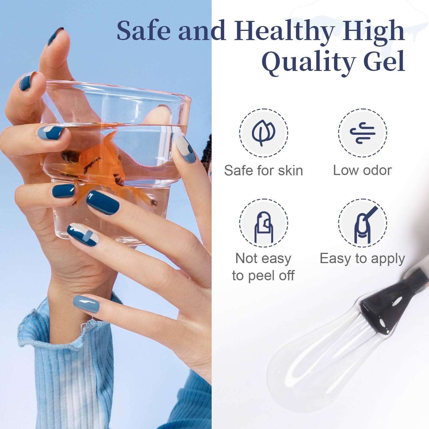 JODSONE 4 Bottles of 15 Capacities of Nail Dehydrator Nail Primer Base Top Coat Long Lasting and Easy to Apply Large Bottle(4-NewA-DPBT) - view 5