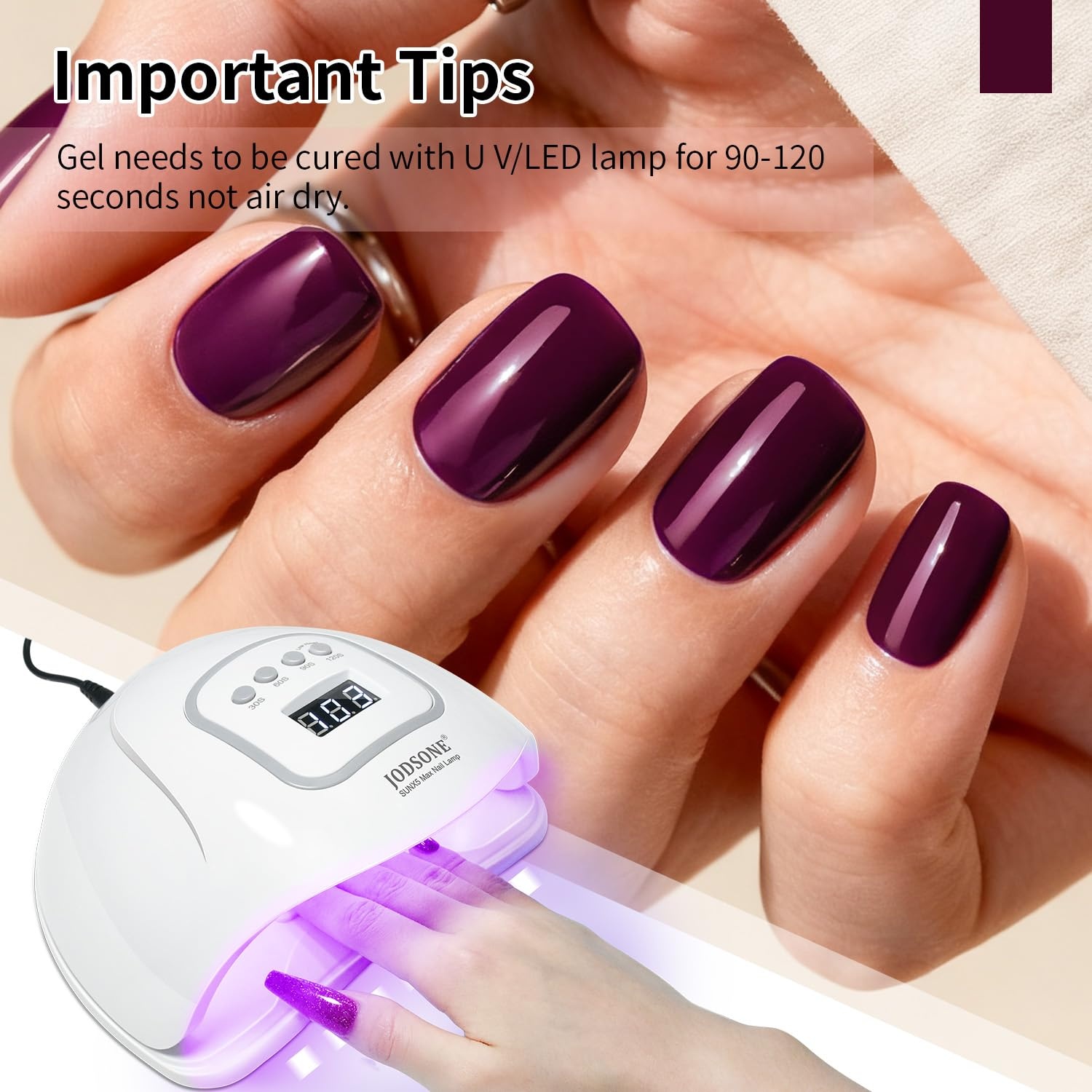 JODSONE 12 PCS 16.5 ml Gel Nail Polish Same Color Same Bottle with Base Coat and Top Coat, 10 Colors for At-Home Salon Nail Art, Holiday Gifts(16.5ml-22) - view 2