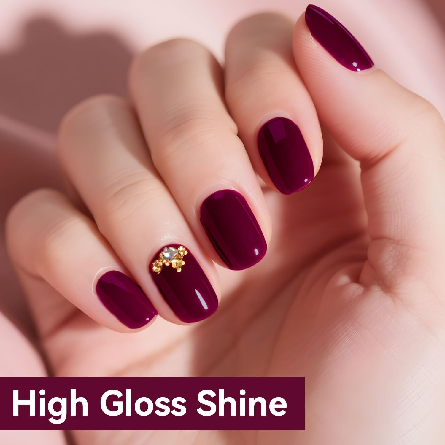 JODSONE 12 PCS 16.5 ml Gel Nail Polish Same Color Same Bottle with Base Coat and Top Coat, 10 Colors for At-Home Salon Nail Art, Holiday Gifts(16.5ml-22) - view 4