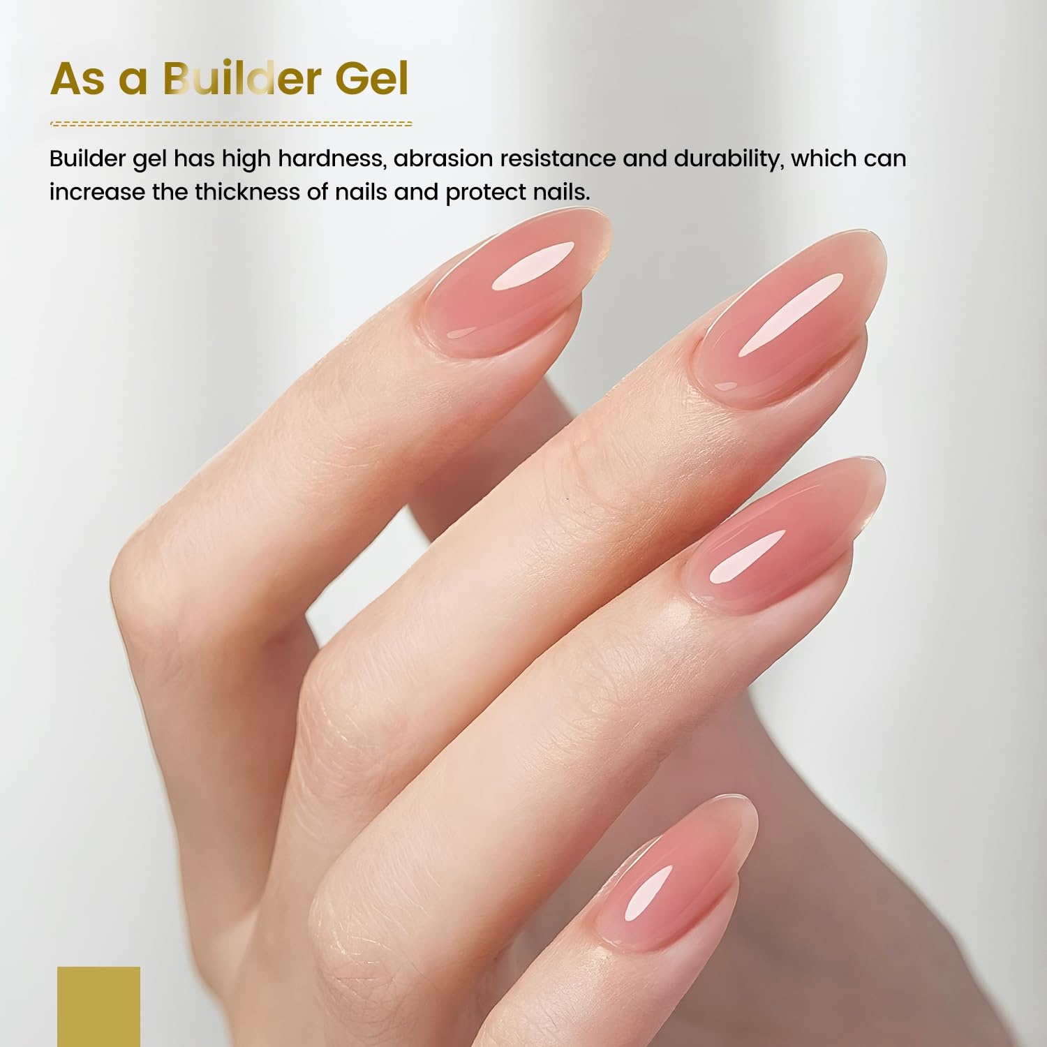 JODSONE Peel off Gel Base Coat,16.5ml No Wipe, Warmly Removable Foundation for Gel Nail Polish & Tips. U V/LED Cured, Long-Lasting, DIY Use(G07) - view 3