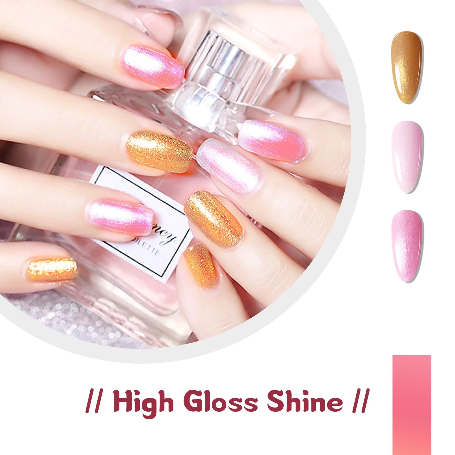 JODSONE 23 PCS Gel Nail Polish Set with Base Glossy and Matte Top Coat Multicolored Gel Nail Long Lasting Suitable for All Seasons(32KIT 1G 10-A) - view 4