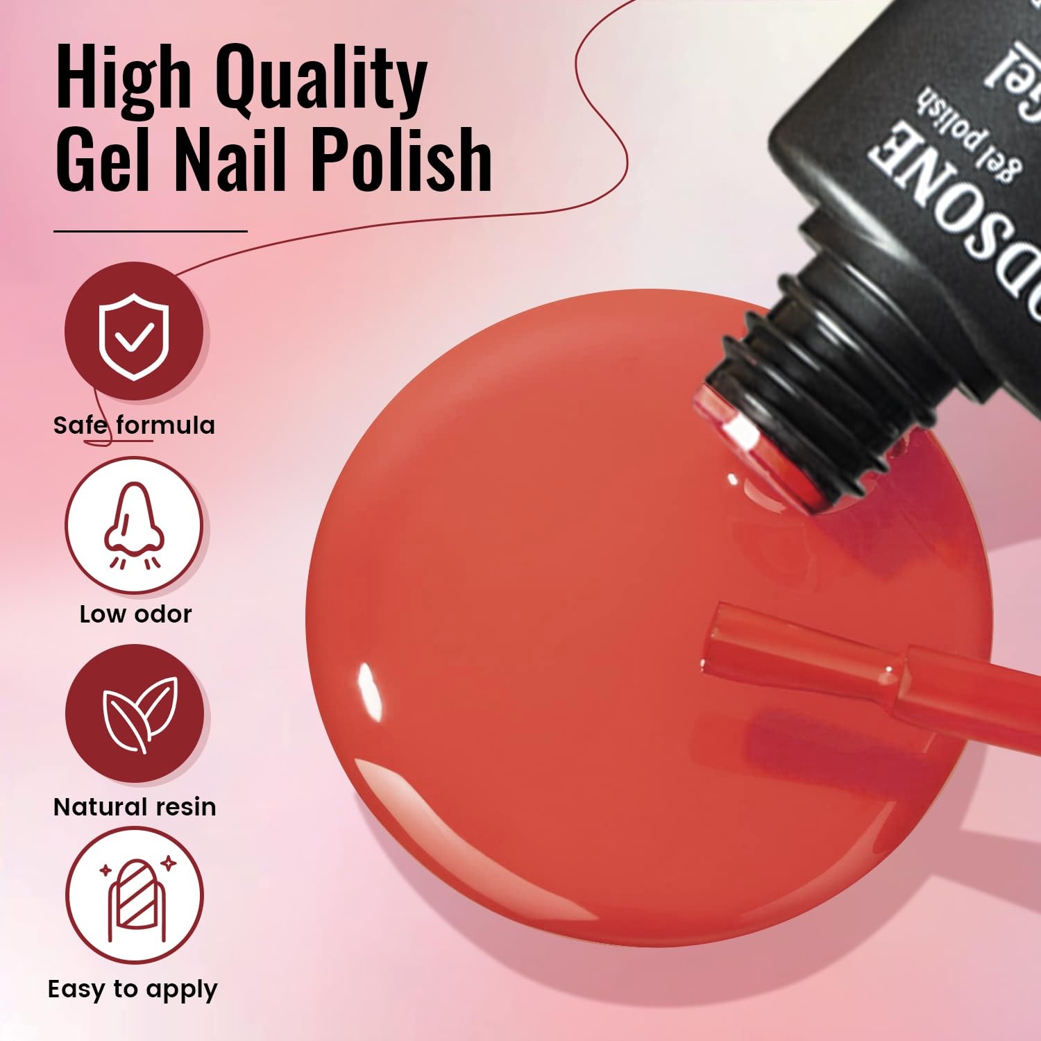 JODSONE 23 PCS Gel Nail Polish Set with Base Glossy and Matte Top Coat Multicolored Gel Nail Long Lasting Suitable for All Seasons(classic series) - view 5