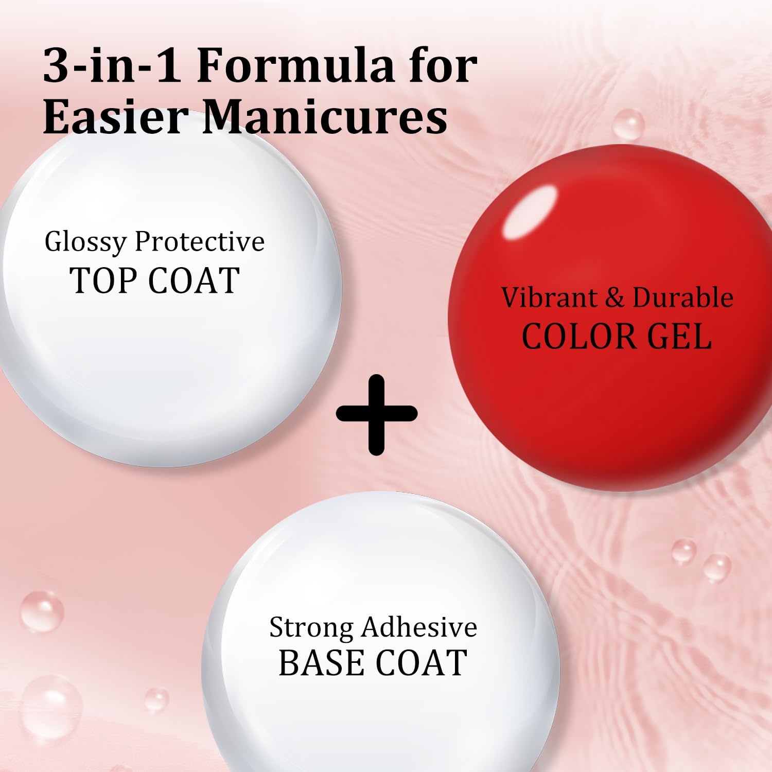 JODSONE 15ml Black Gel Nail Polish Gel Polish Black Soak Off Led Gel Polish Nail Art Manicure Salon Diy At Home(B1403) - view 5