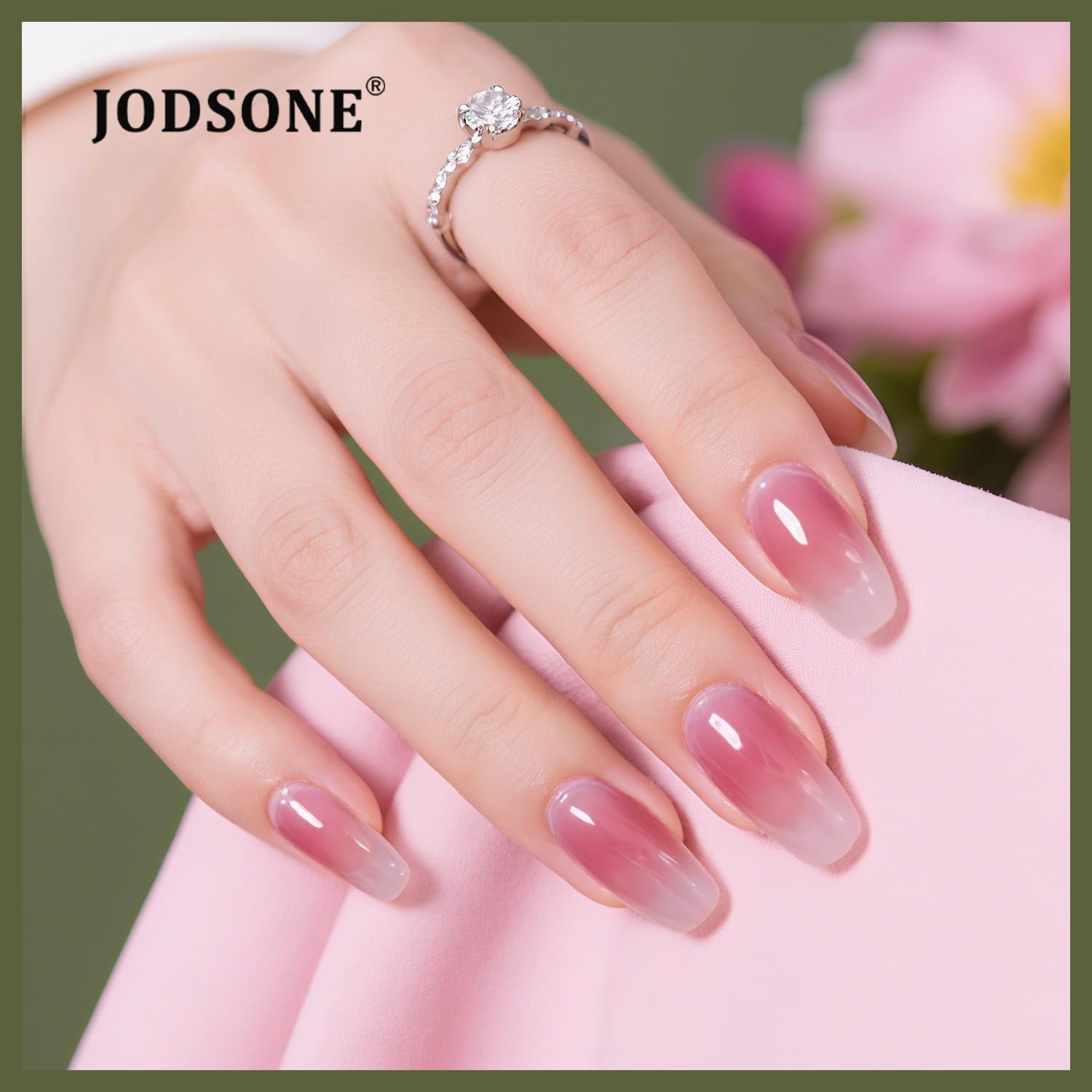 JODSONE 23 PCS Gel Nail Polish Set with Base Glossy and Matte Top Coat Multicolored Gel Nail Long Lasting Suitable for All Seasons(32KIT-M5M-Jelly) - view 4
