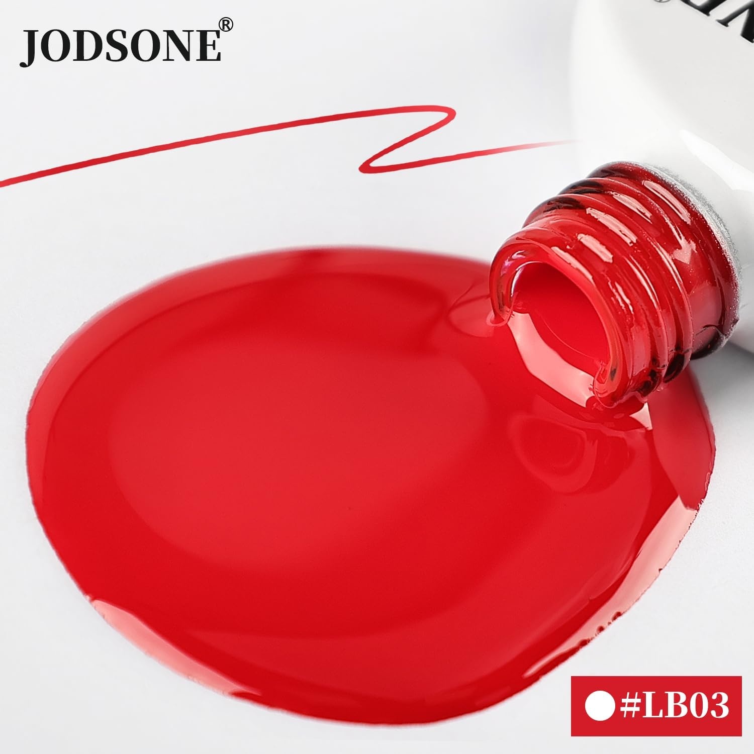 JODSONE 2Pcs Gel Nail Polish Set 10ml Black and White Gel Polish,Soak Off LED U V Nail Gel Manicure All Seasons Gel Polish Nail(LB03)