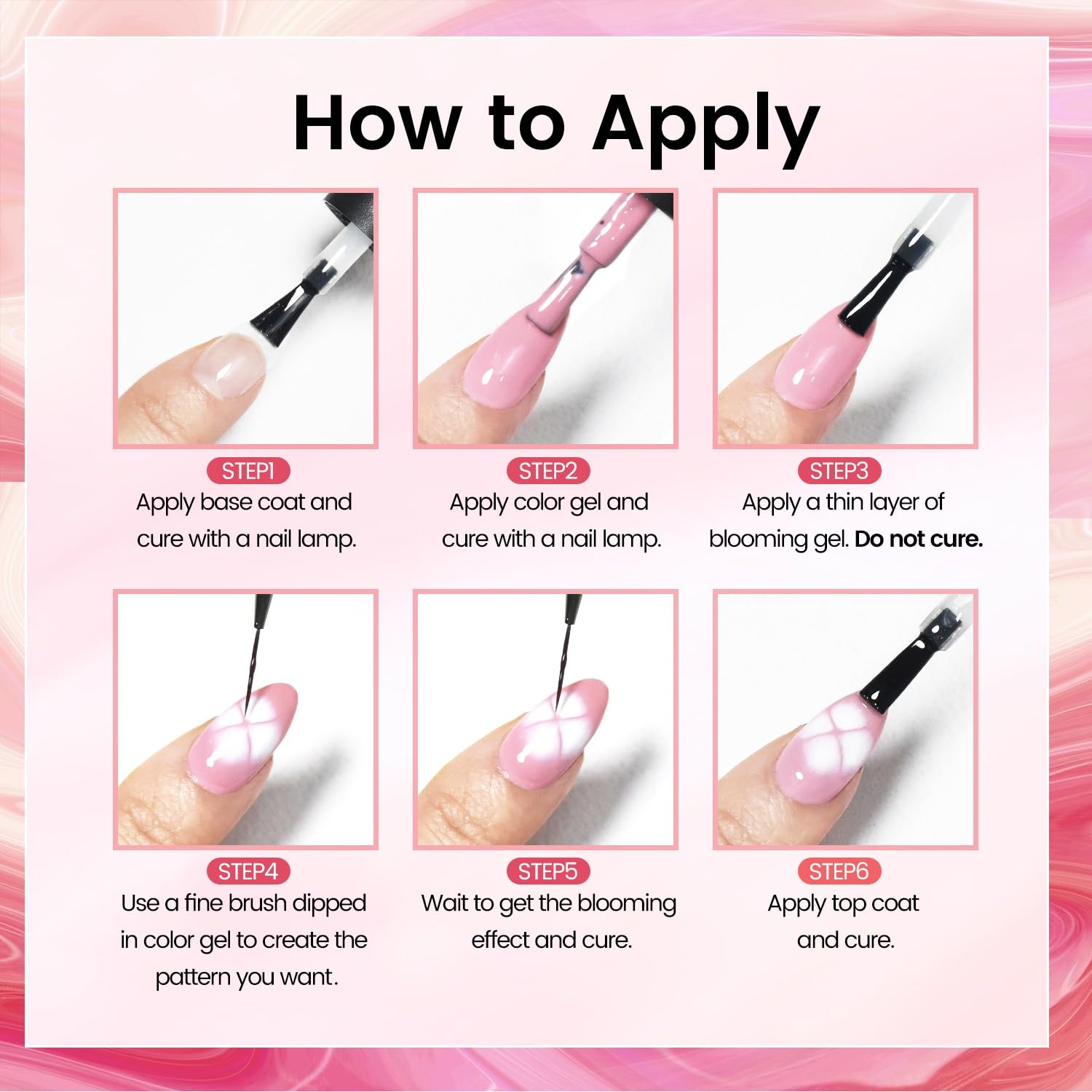 JODSONE 15ML Nail Primer Base Coat Top Coat Glossy Quick Drying Durable DIY Nail Art Design Long Lasting Gift(15ML-BLO) - view 6