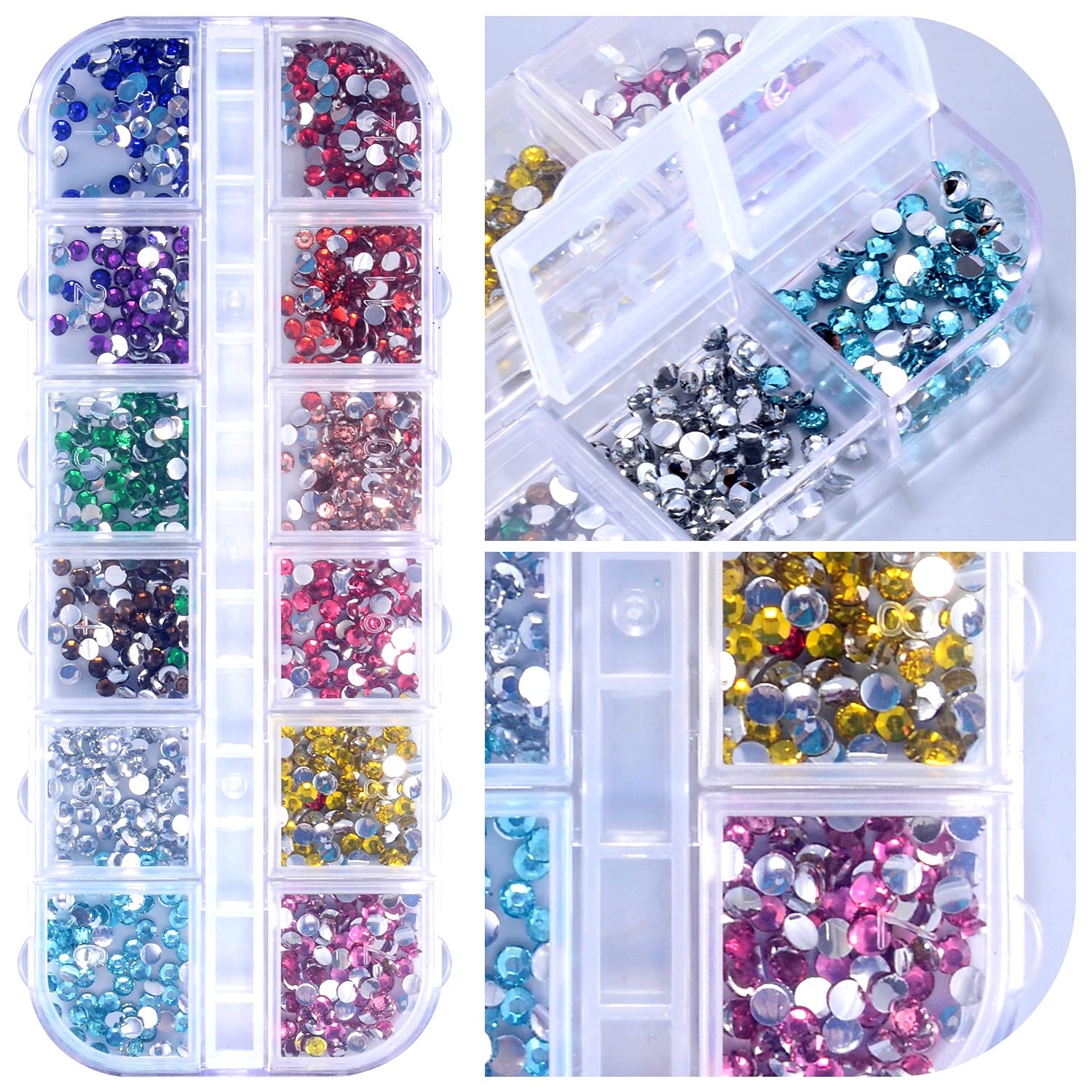 JODSONE Gel Nail Polish Kit with UV Light, 18 Colors Gel Nail Polish Set with 150W UV Led Nail Lamp Base Coat Top Coat DIY Home Manicure Tools Nail art Glitters Rhinestones Gift for Women A018 - view 8