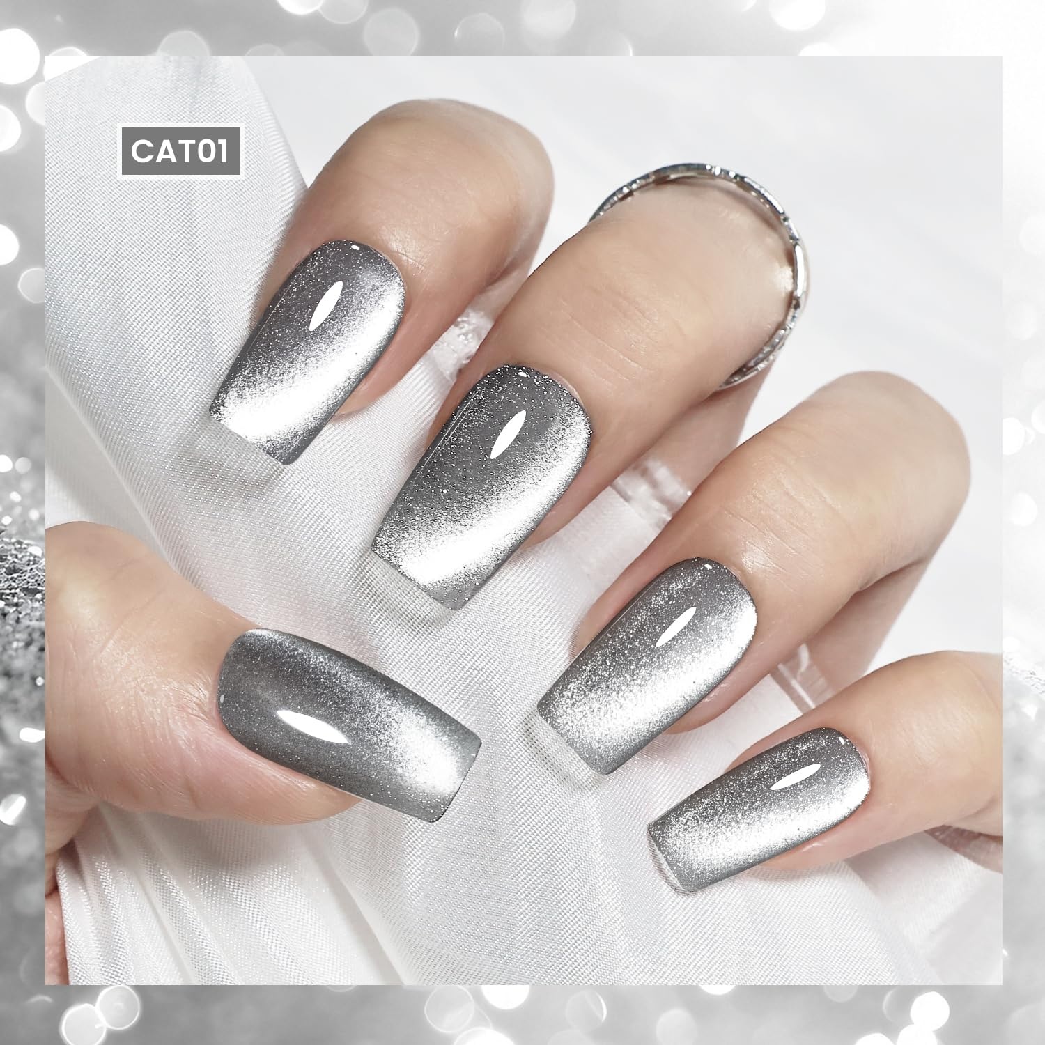 JODSONE Gel Nail Polish 16.5ml Black Art Design Manicure Salon DIY at Home Soak Off U V LED Gel Polish Nail(CAT01) - view 3