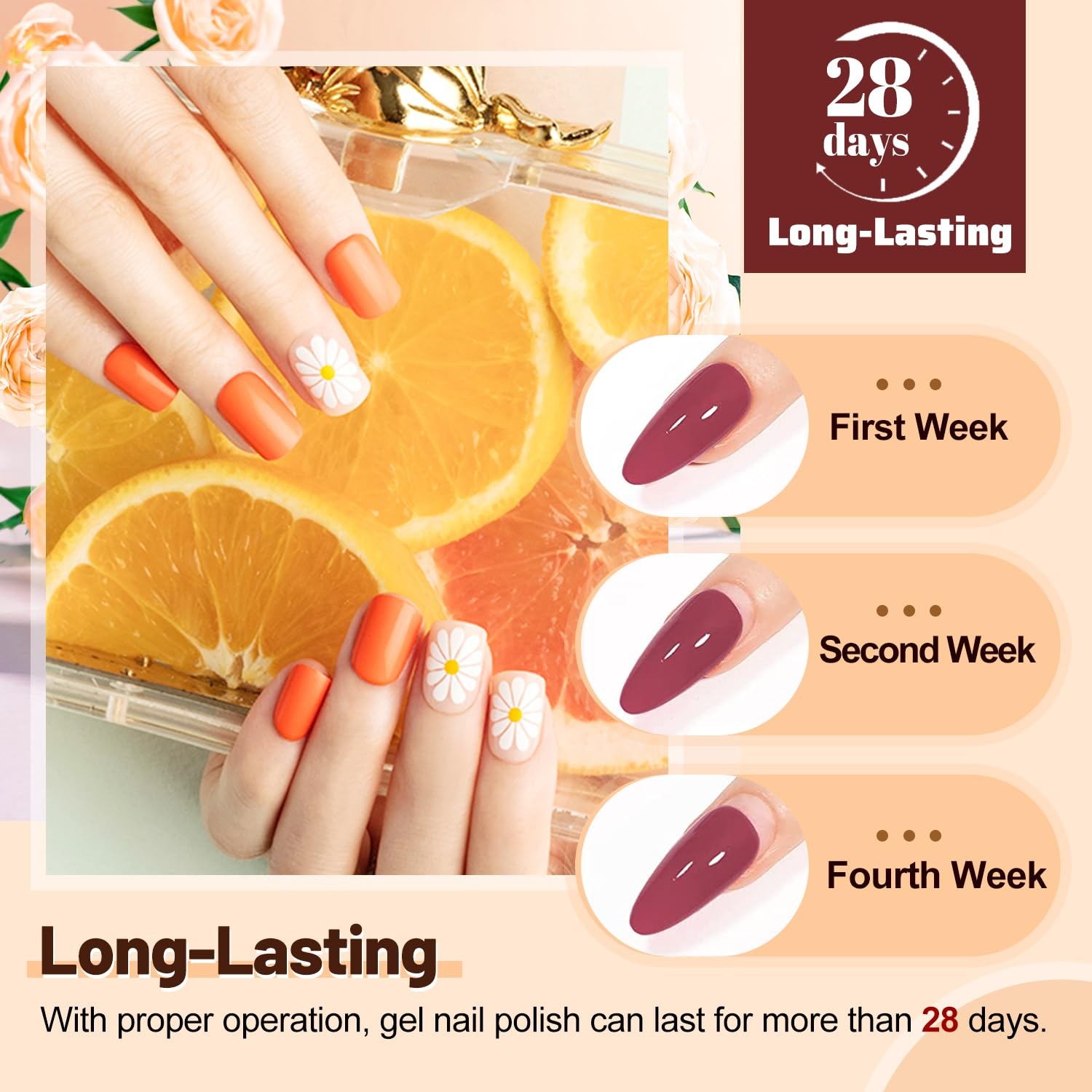 JODSONE 60 PCS Gel Nail Polish Kit with U V Light 4 Bottles of 15ML Nail Dehydrator Nail Primer Base Coat Top Coat Glossy Surface Quick Drying Durable - view 7