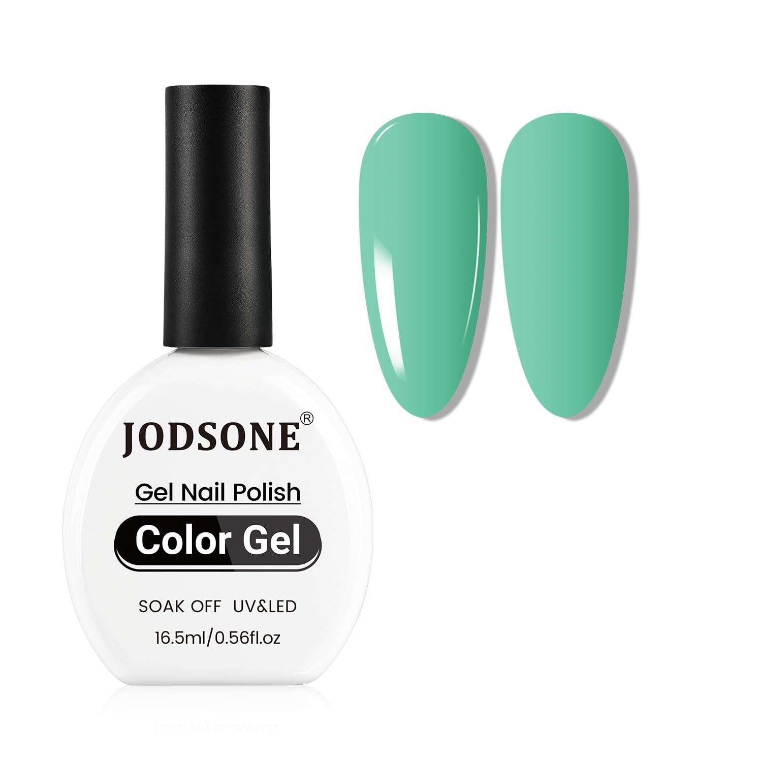 JODSONE 16.5ml Light Green Gel Nail Polish Nature Light Green Gel Polish Color Manicure Salon DIY at Home High Gloss Soak Off U V - view 7
