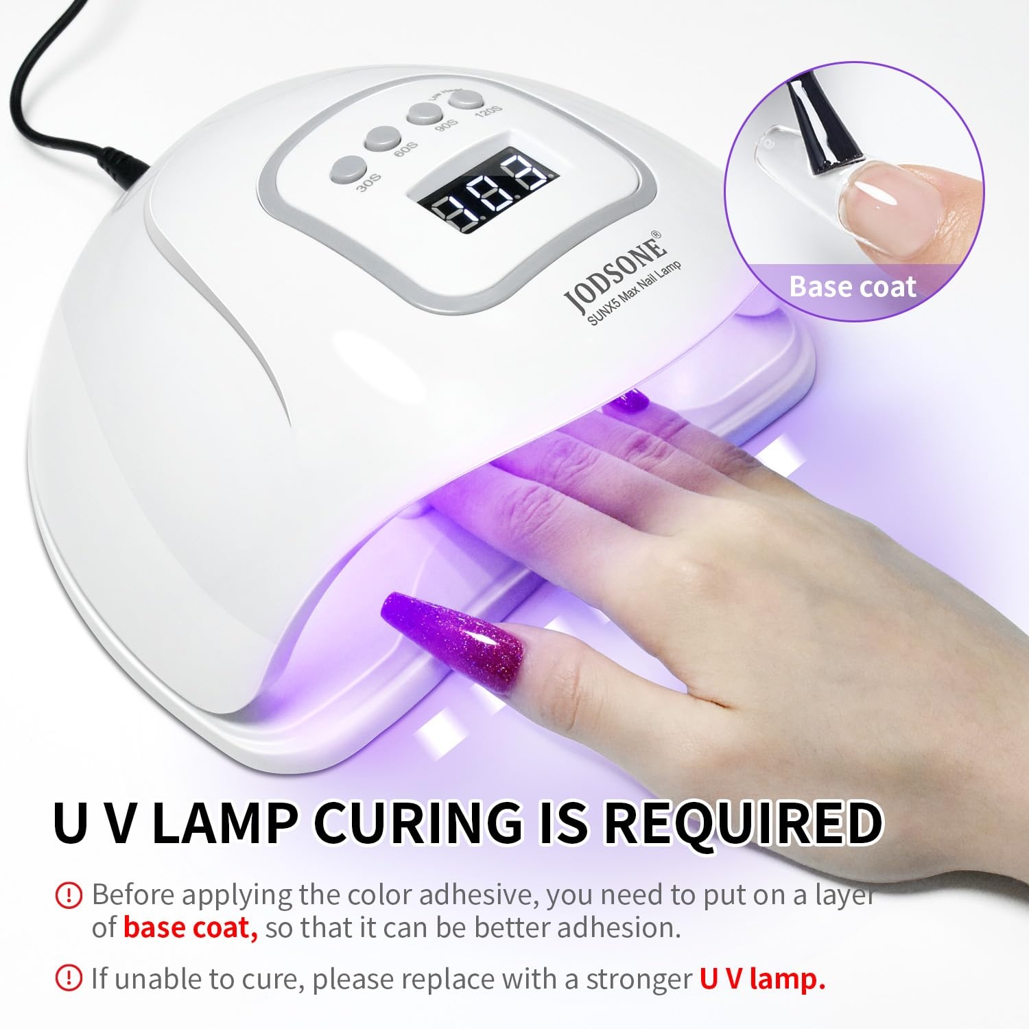 JODSONE 10ml Black Gel Nail Polish Black Gel Polish Soak Off Led Gel Polish Nail Art Manicure Salon Diy Need U V Lamp(B38)