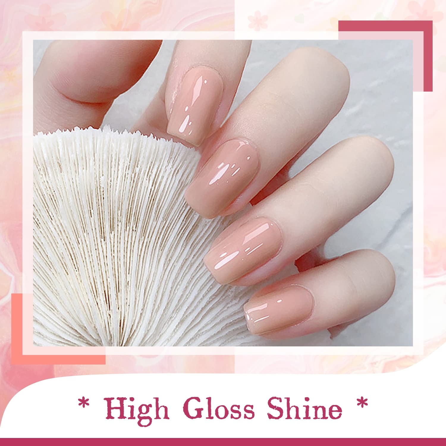 JODSONE 23 PCS Gel Nail Polish Set with Base Glossy and Matte Top Coat Multicolored Gel Nail Long Lasting Suitable for All Seasons(32KIT 1G 01-A) - view 4