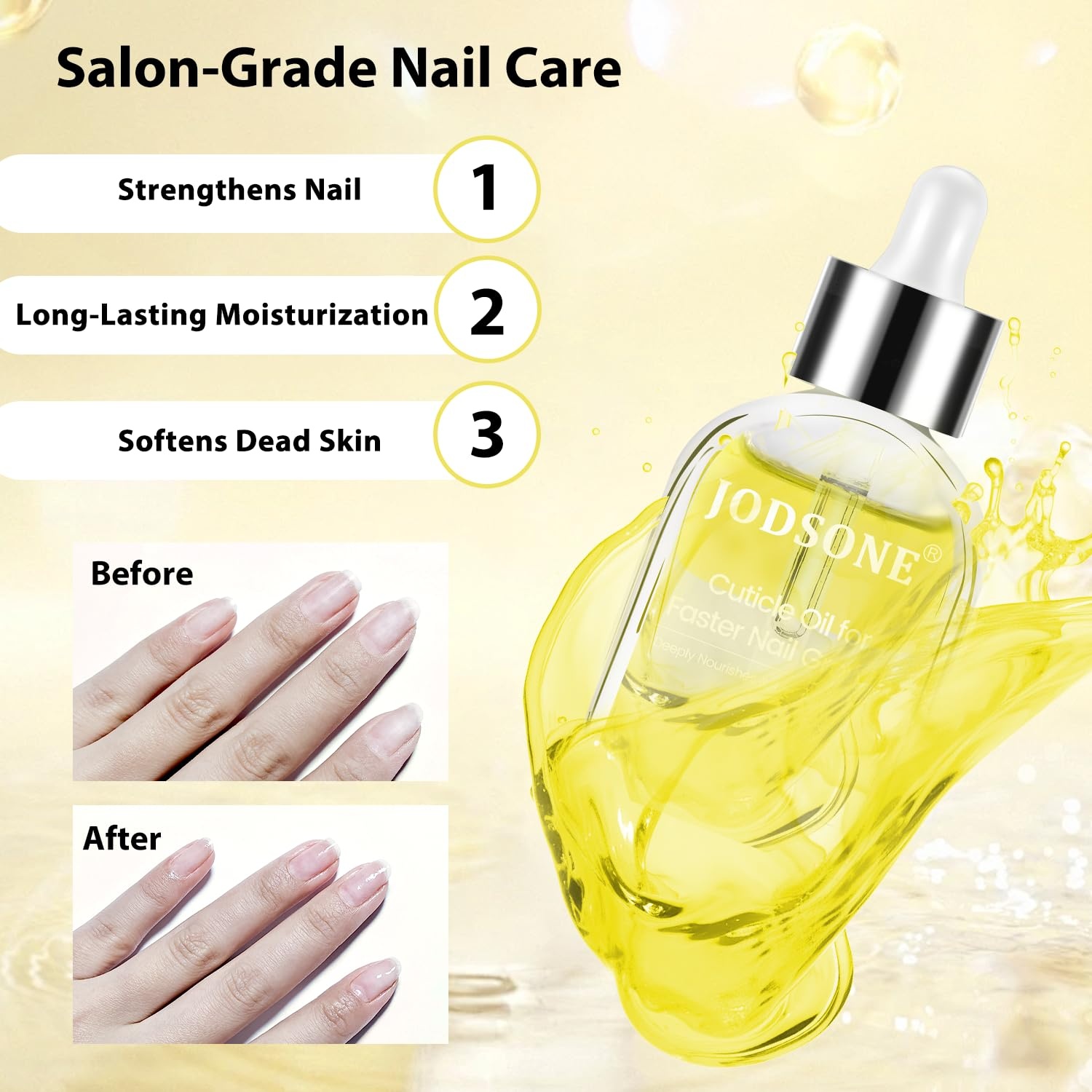 JODSONE 4 Bottles of 15 Capacities of Nail Dehydrator Nail Primer Base Top Coat Long Lasting and Easy to Apply Large Bottle(2PCS-16.5ML-DP) - view 3