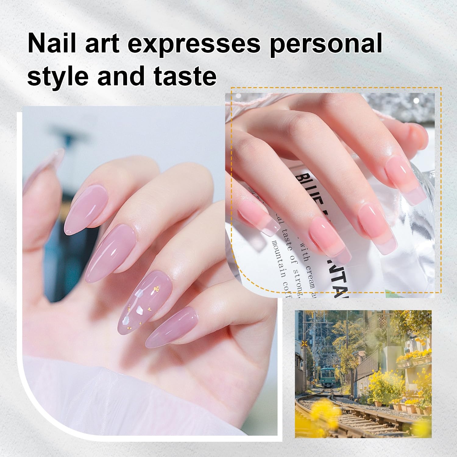 JODSONE 15ML Nail Primer Base Coat Top Coat Glossy Quick Drying Durable DIY Nail Art Design Long Lasting Gift(15ML-BT-BG) - view 7