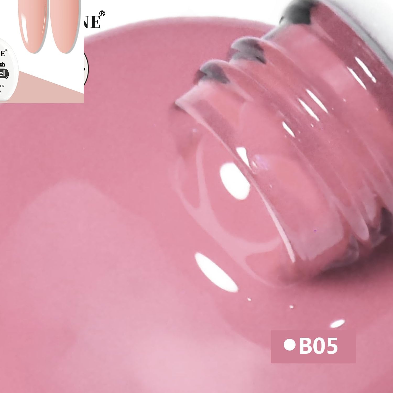 JODSONE 16.5ml Gel Polish Dusty Roses Gel Polish Nail Soak Off U V Nail Lamp Art Manicure Salon DIY Home Solid Color Gel