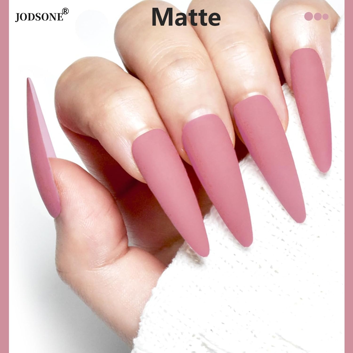 JODSONE 16.5ml Gel Polish Dusty Roses Gel Polish Nail Soak Off U V Nail Lamp Art Manicure Salon DIY Home Solid Color Gel - view 4