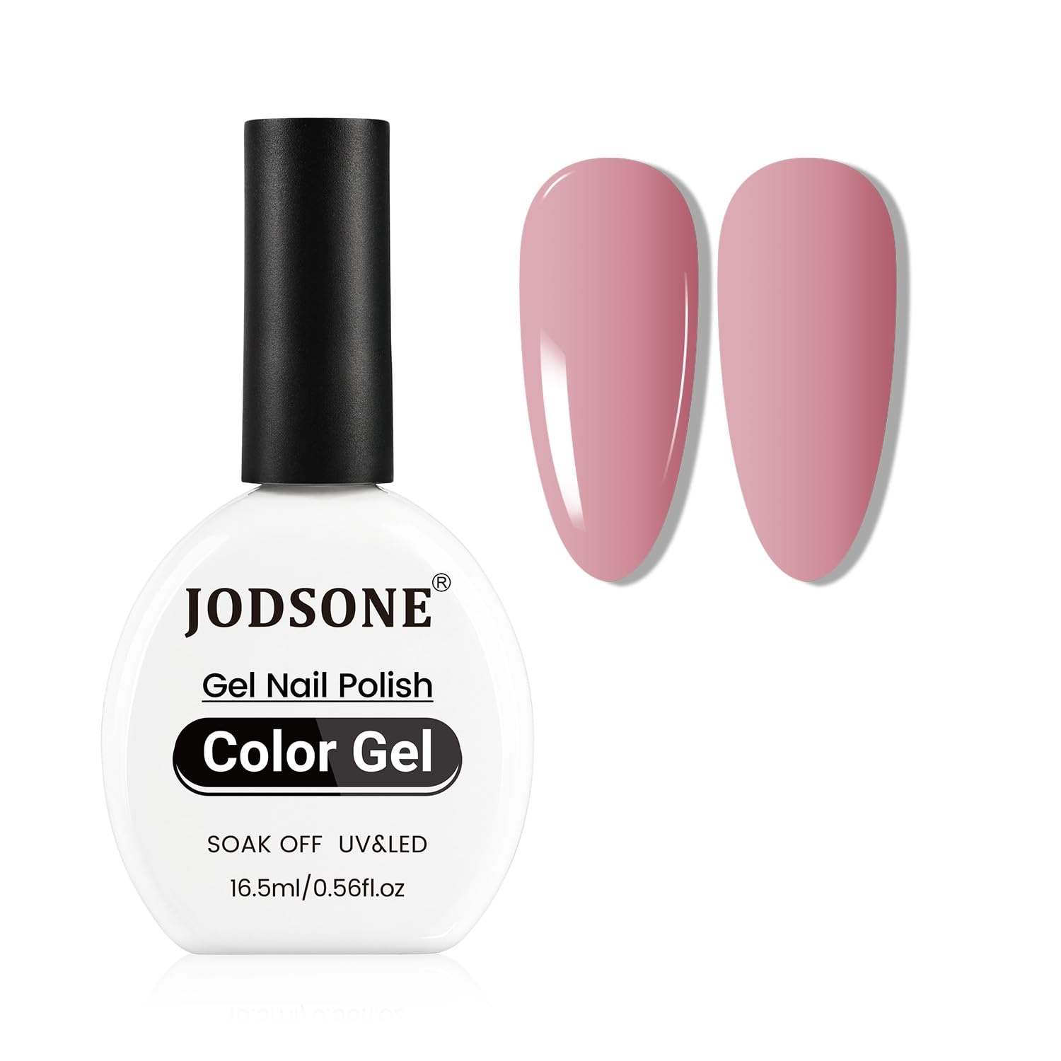 JODSONE 16.5ml Gel Polish Dusty Roses Gel Polish Nail Soak Off U V Nail Lamp Art Manicure Salon DIY Home Solid Color Gel - view 6