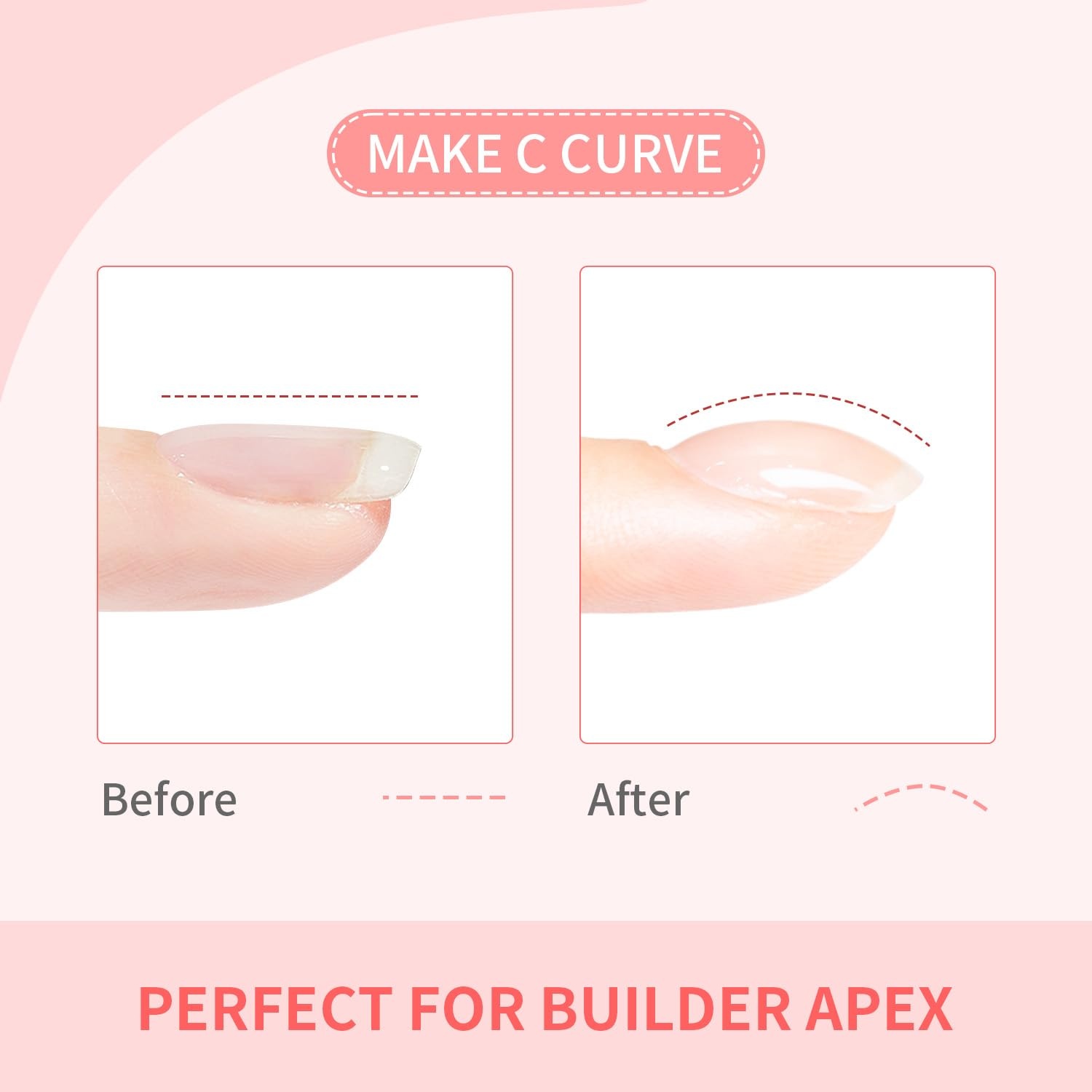 JODSONE Builder Gel for Nails,4Pcs 10ML Builder Gel Set, Nail Apex and Extension Strengthener Hard Need to Cured by Nail Lamp,Clear White Pink Brown(GF301-GF303 GF306) - view 2