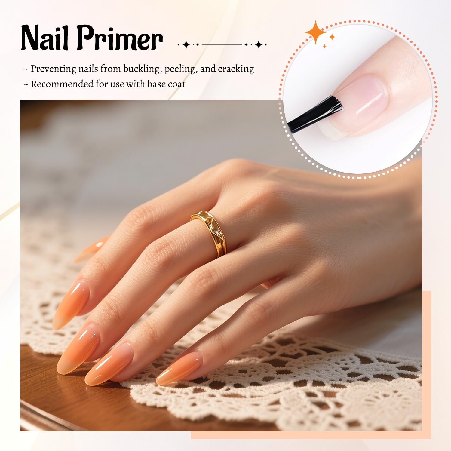 JODSONE 3Pcs 16.5ml Top Coat and Base Coat Set with Gel Nail Remover No Wipe Top Coat Base Need U V Lamp Cured Gel Nail Remover for Quick and Easy Removal At Home(GN011) - view 4